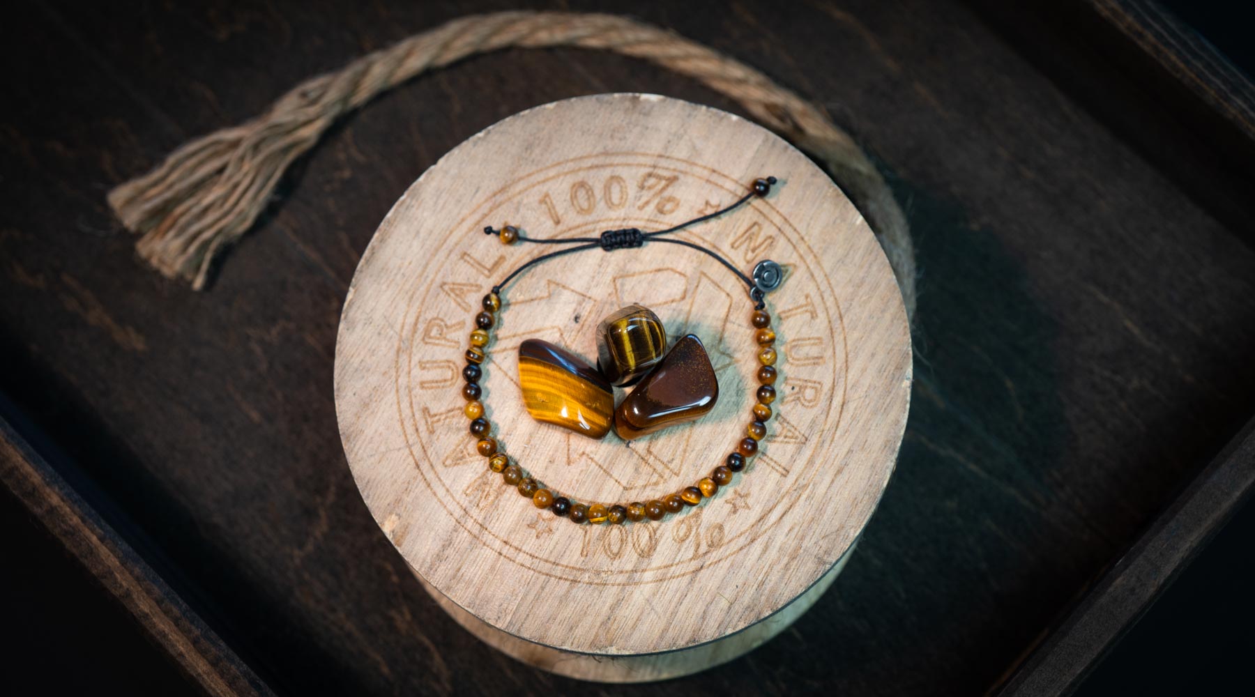 mens tiger eye bracelet