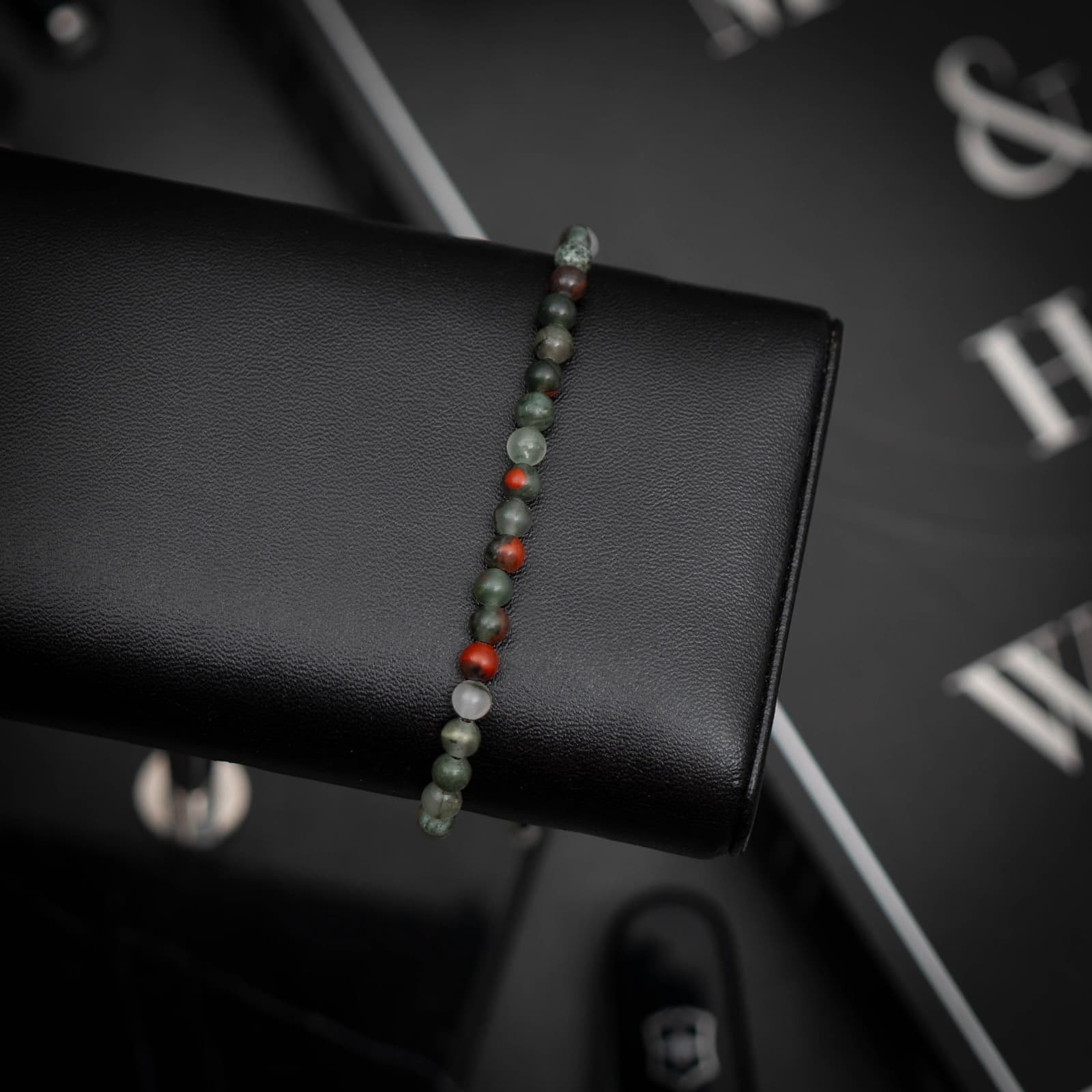 African Blood Stone Gemstone Bracelet