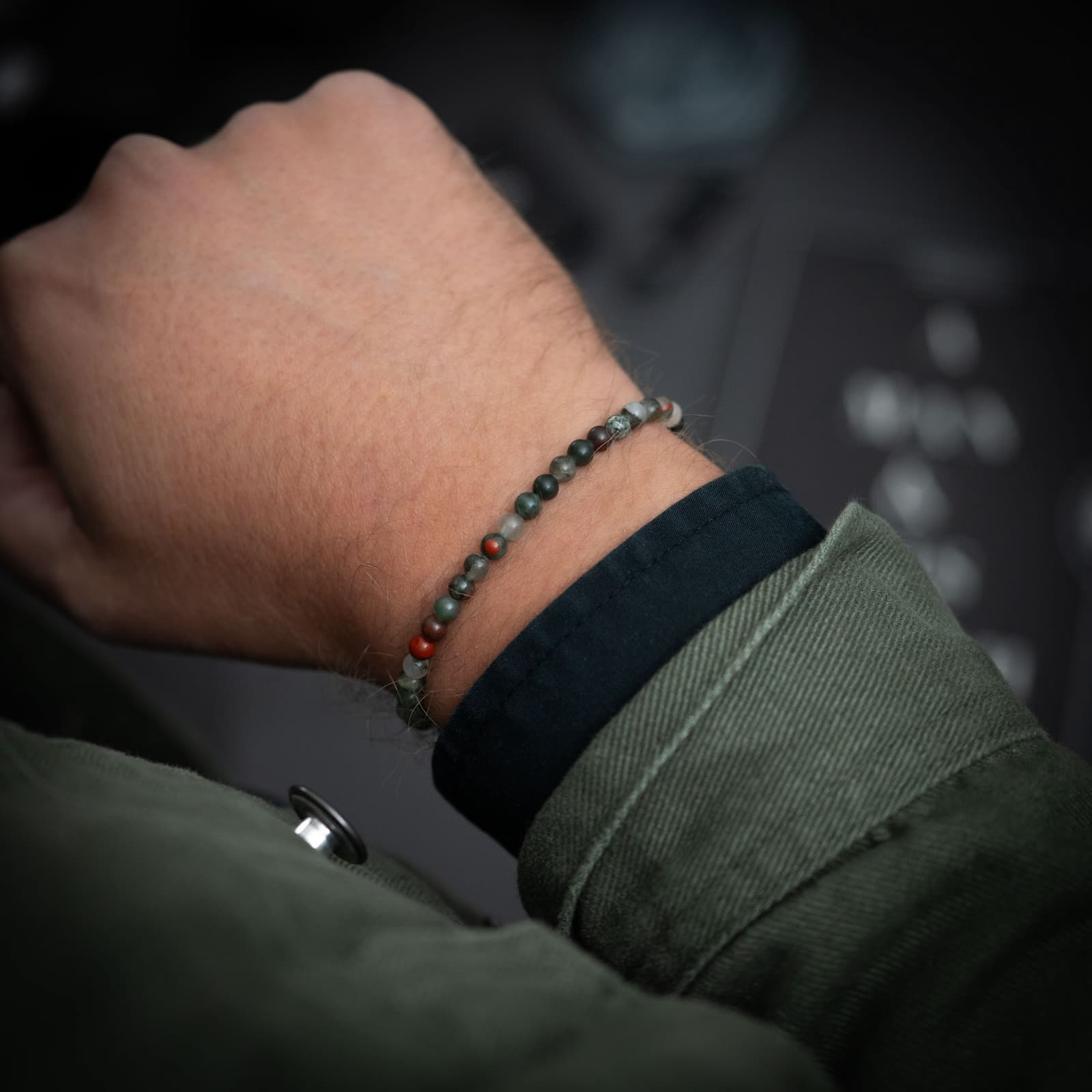 african bloodstone bracelet