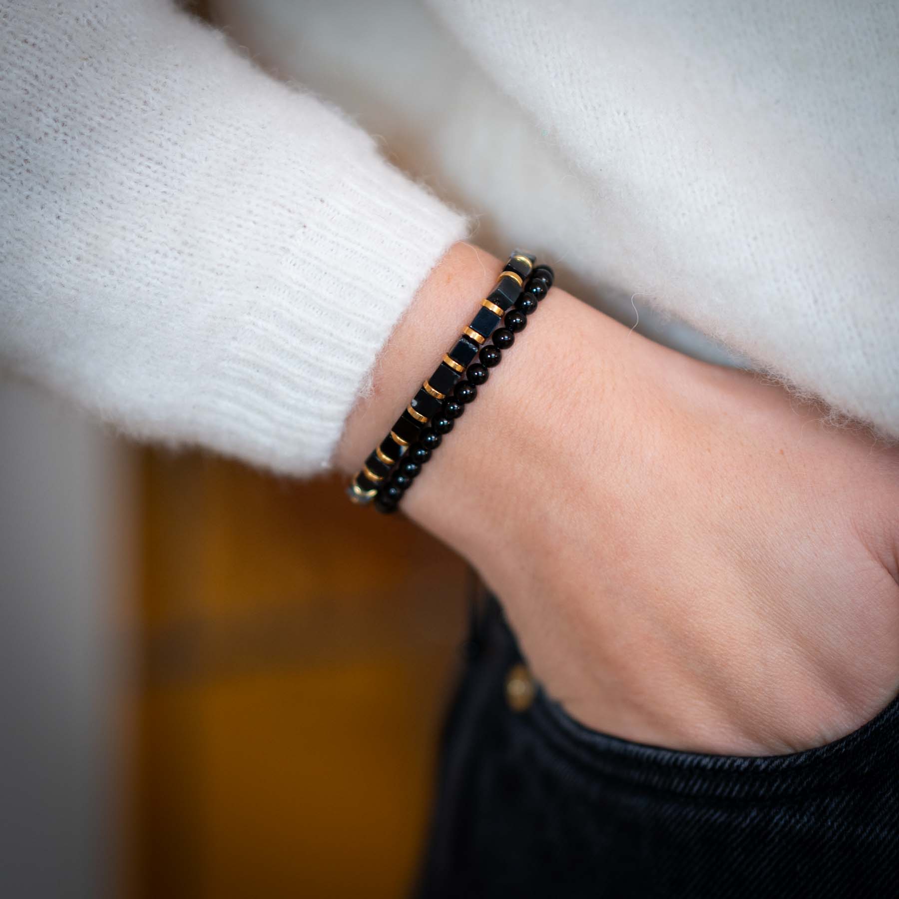 Black Agate & Black Onyx Duo pack