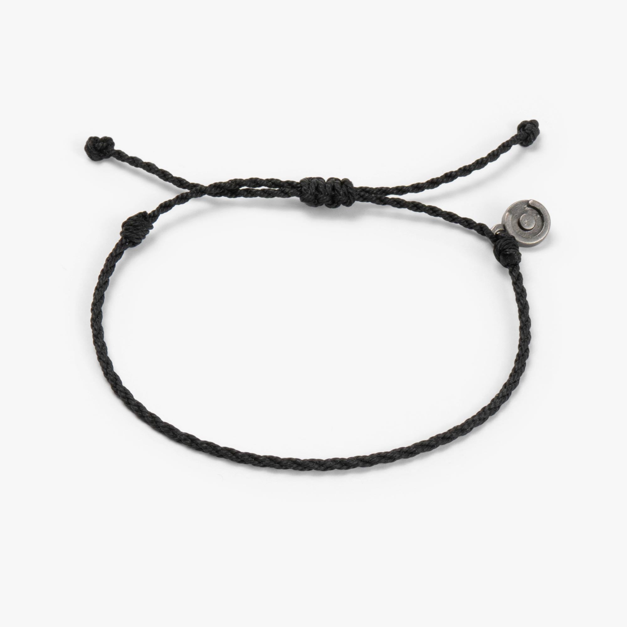 Bold Black Twisted Bracelet