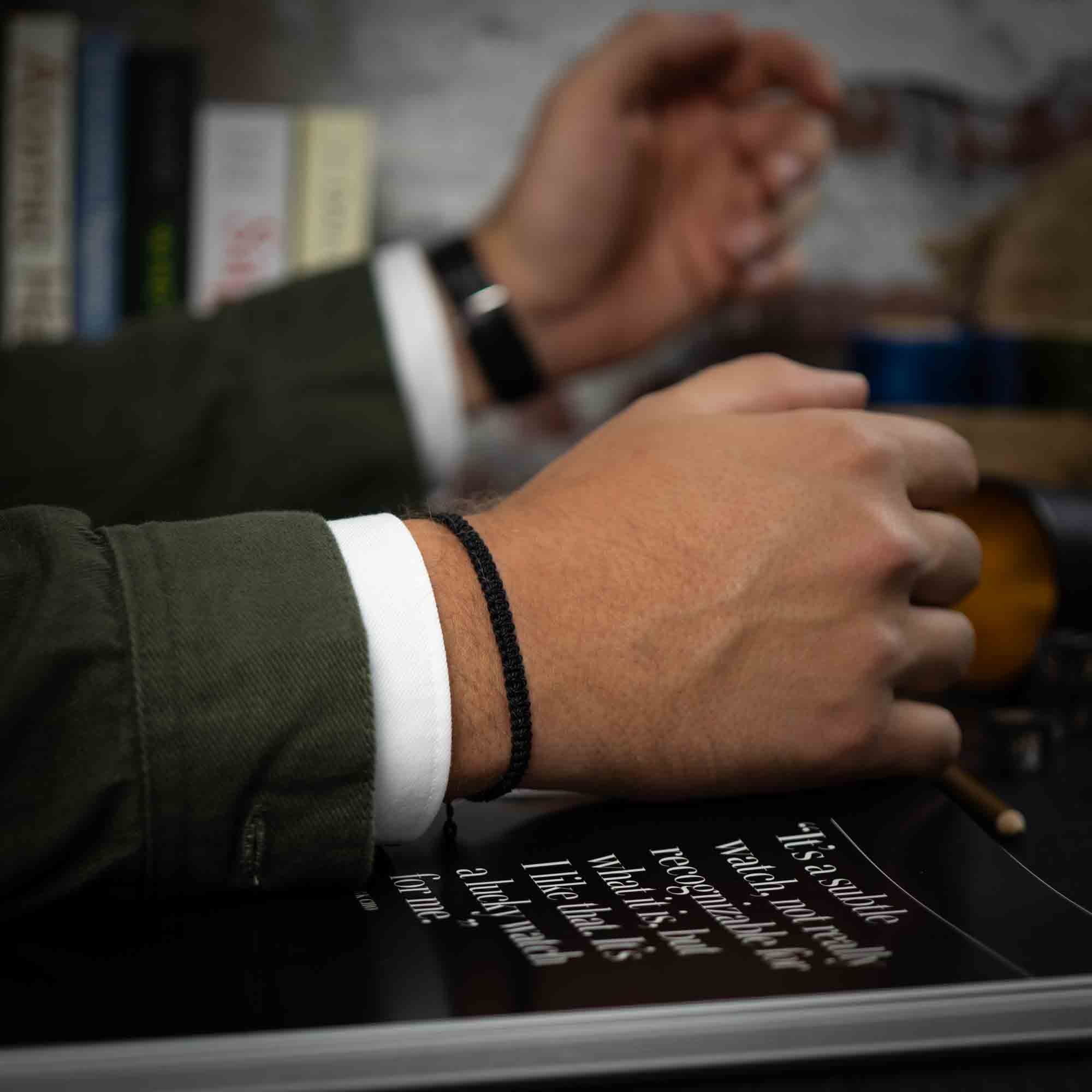 chibuntu durable black bracelet cobra style