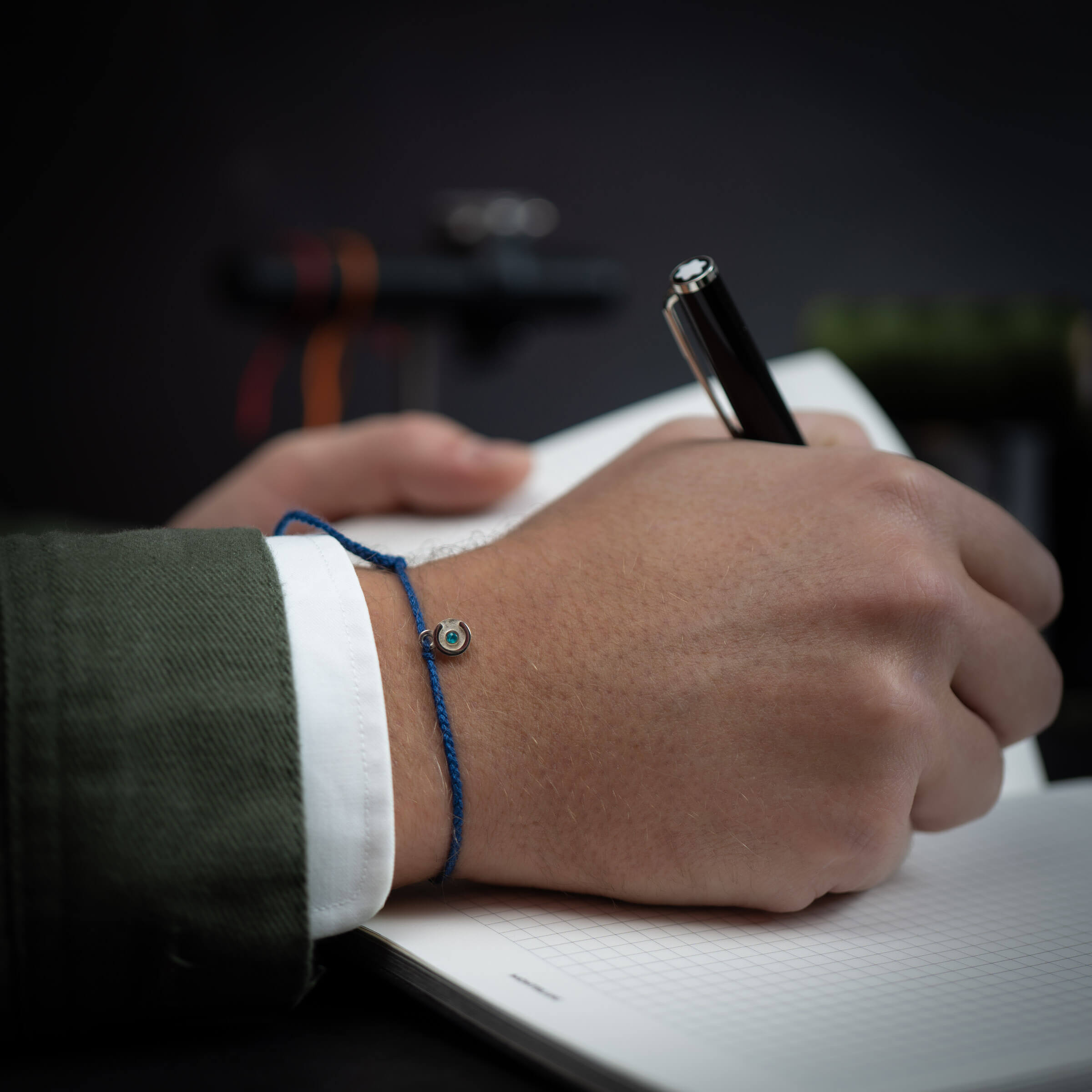 blue bracelet for men