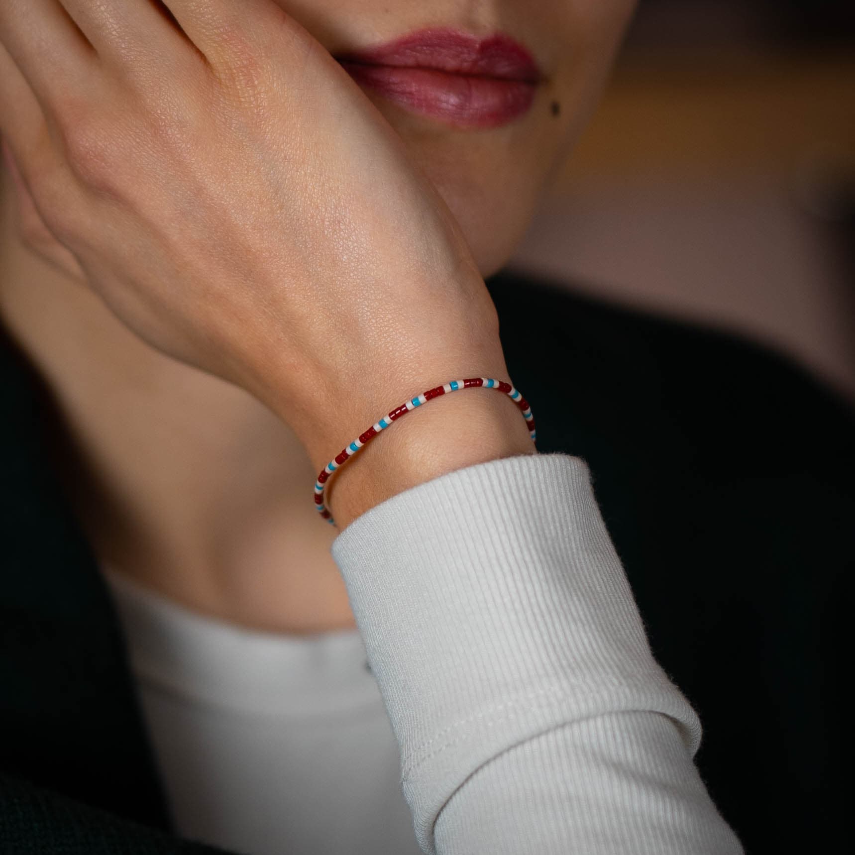 Mittsommernacht Perlen Armband