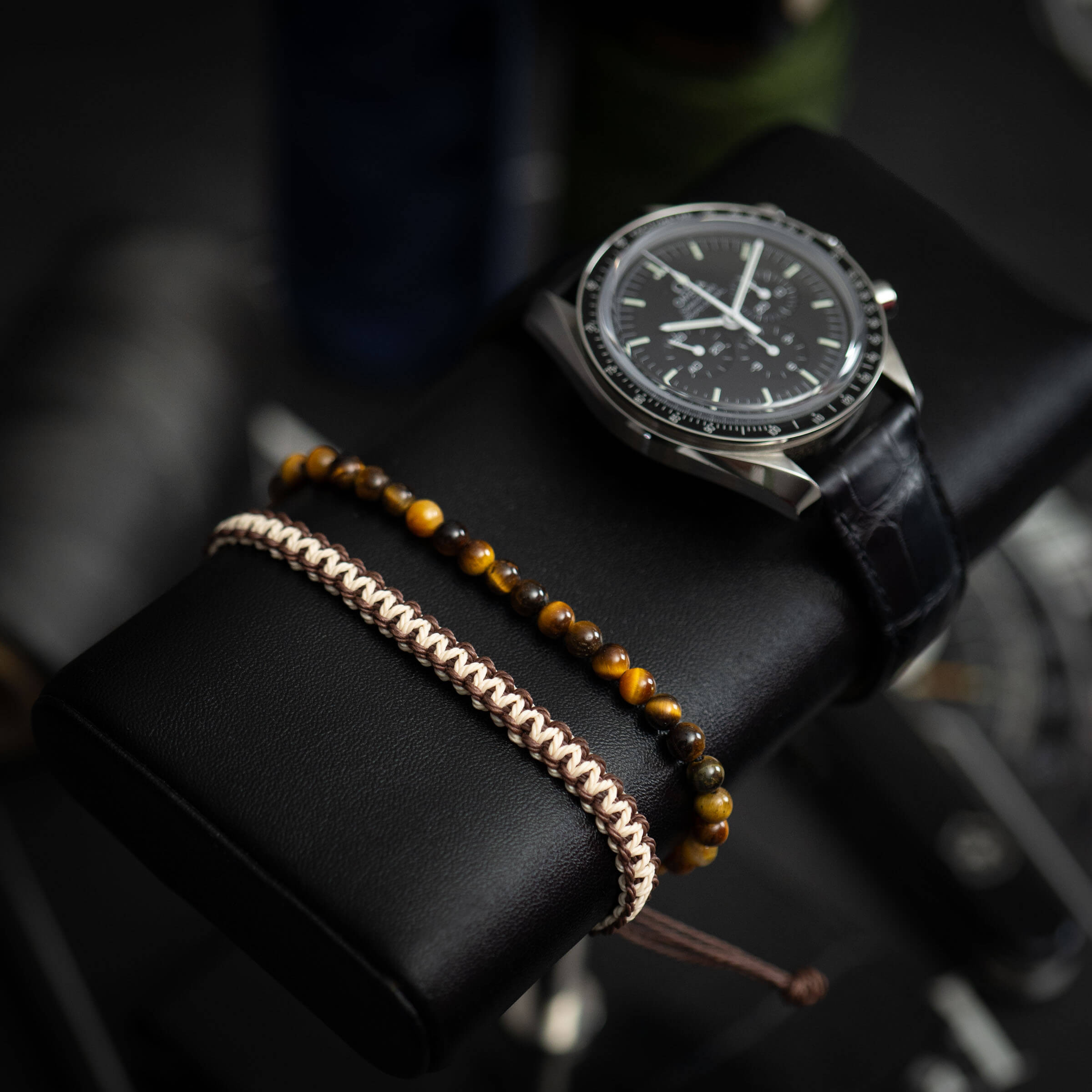 Tijgeroog & Godfather Cobra armbanden Set