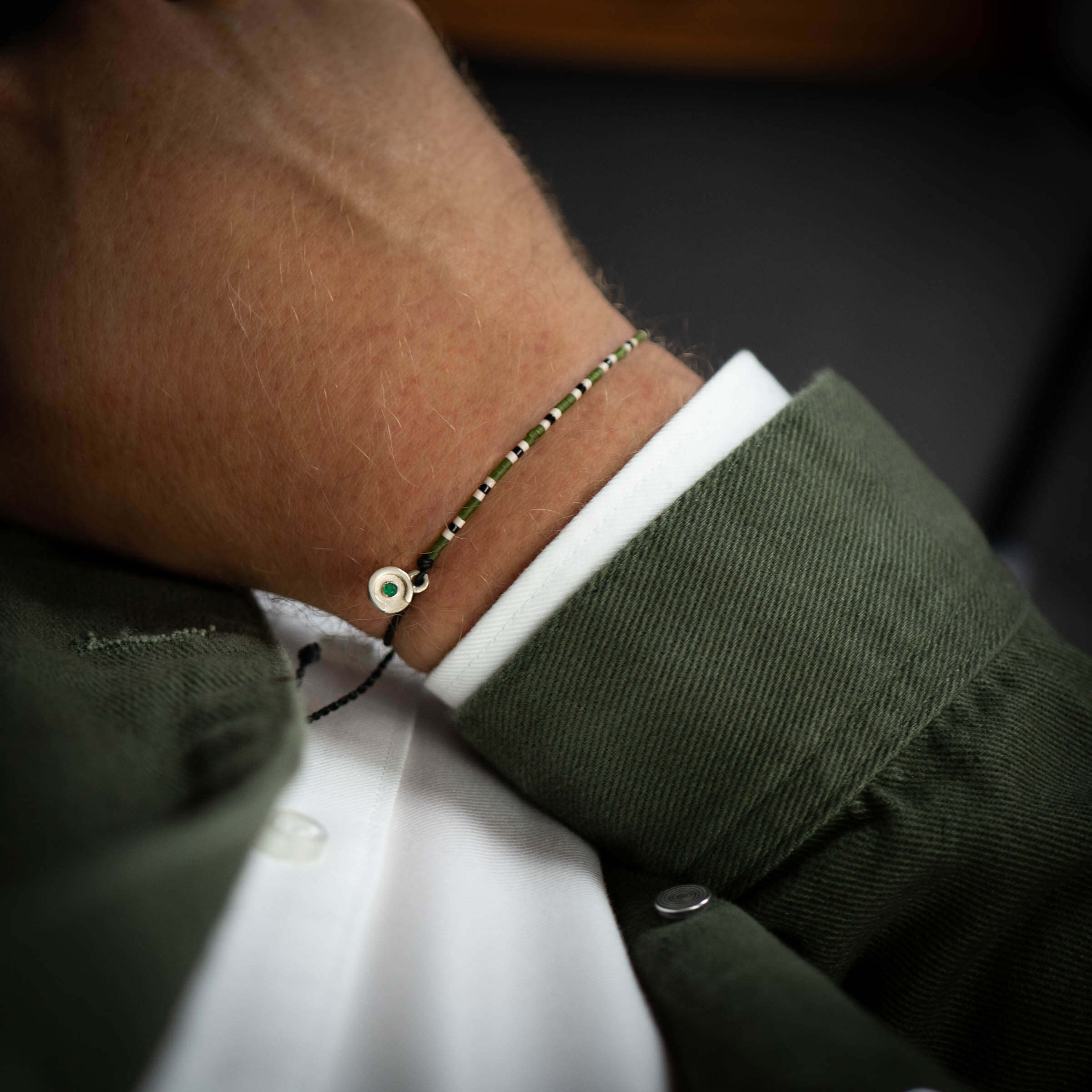 mens designer beaded bracelets