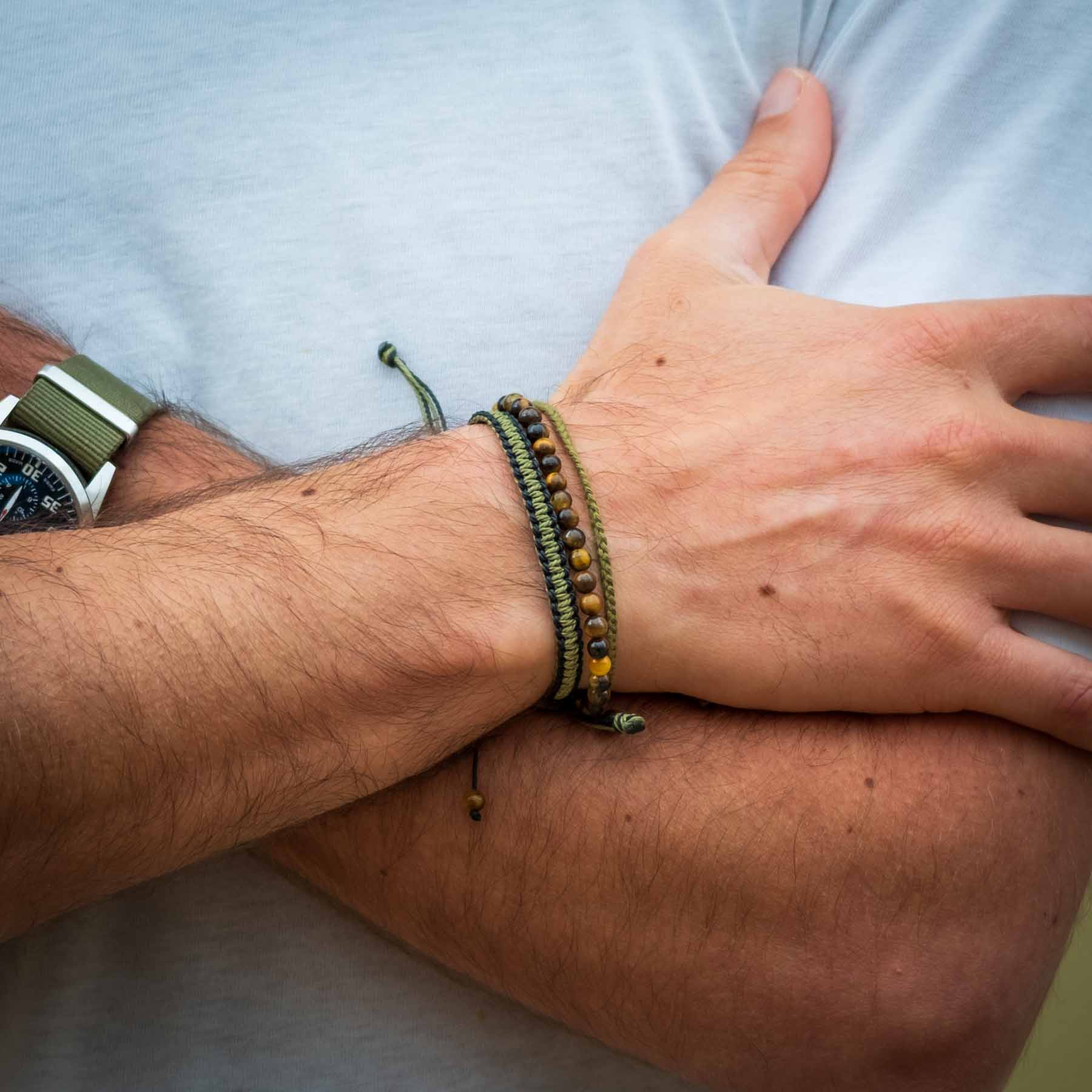 Tiger Eye Green Bracelet pack