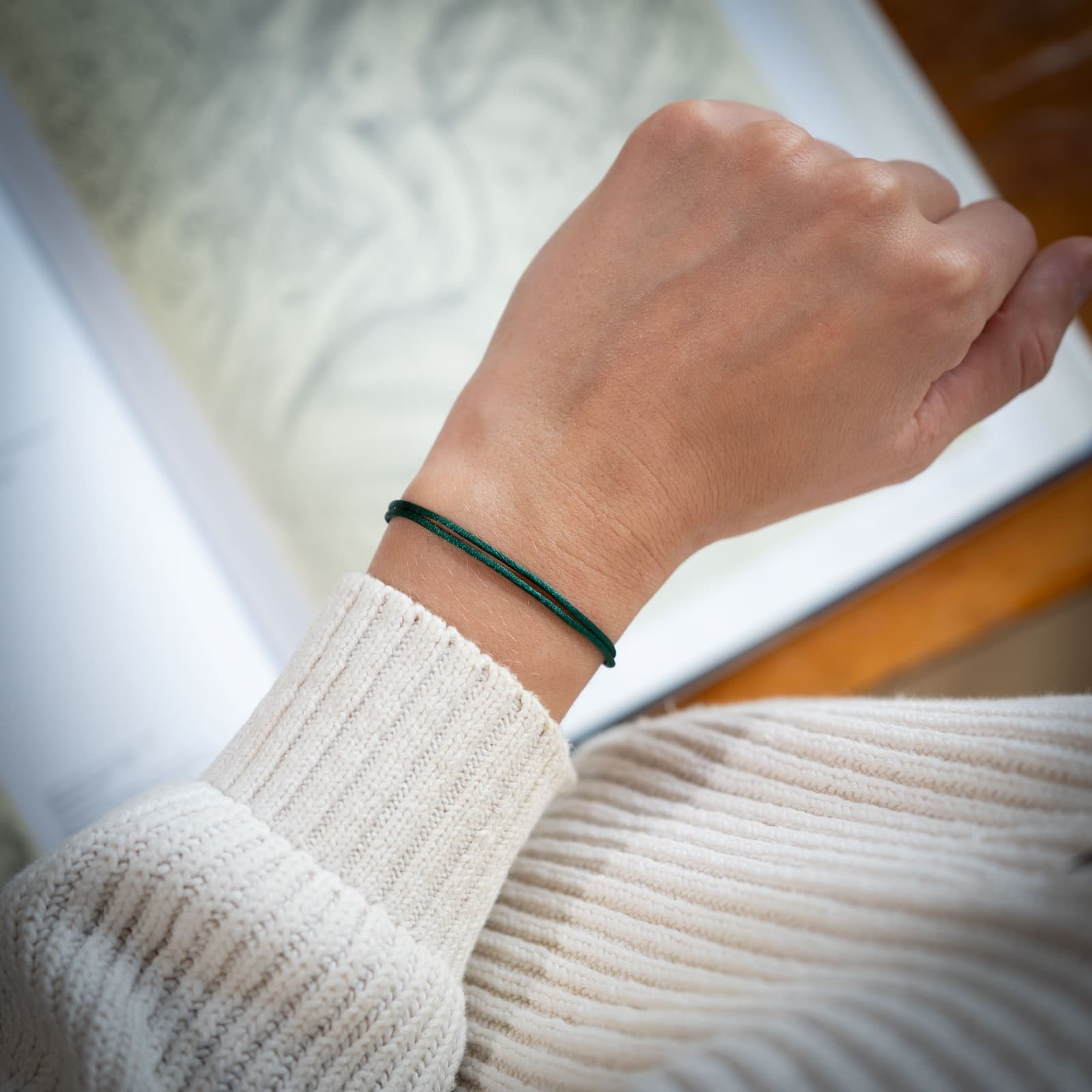 Militär Satin Armband
