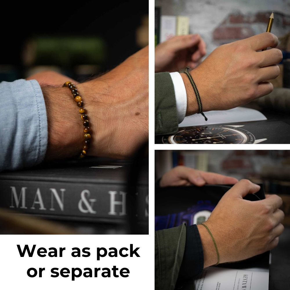 tiger eye bracelet pack