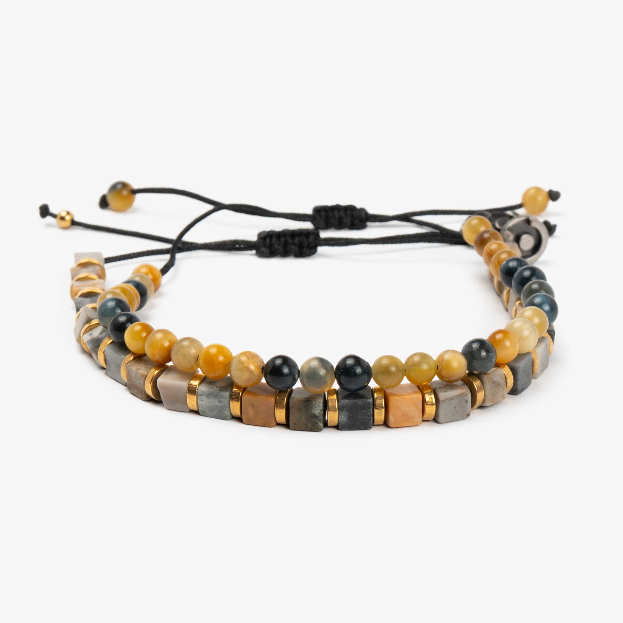 Grijze Picasso Jasper & Droom Tijgeroog Duo Pack