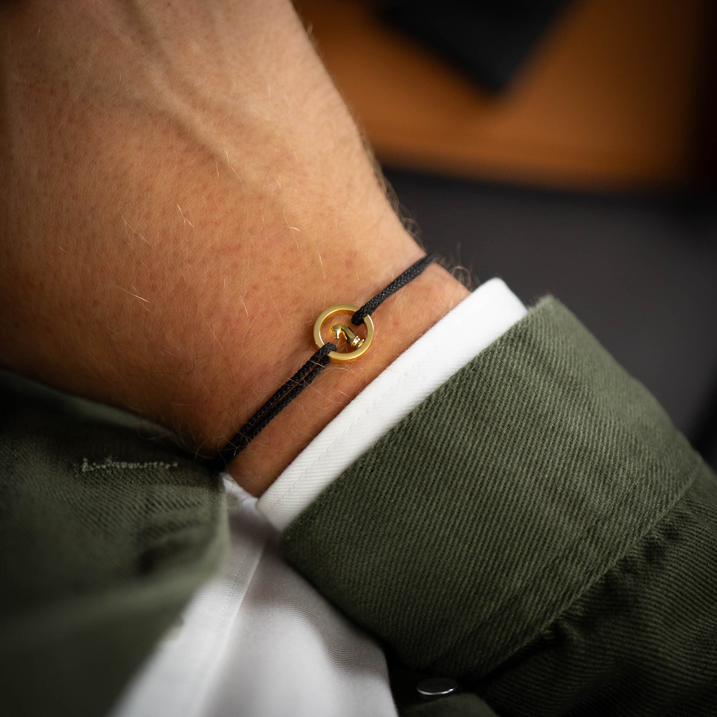 Black Grandmaster Bracelet 14k Gold plated