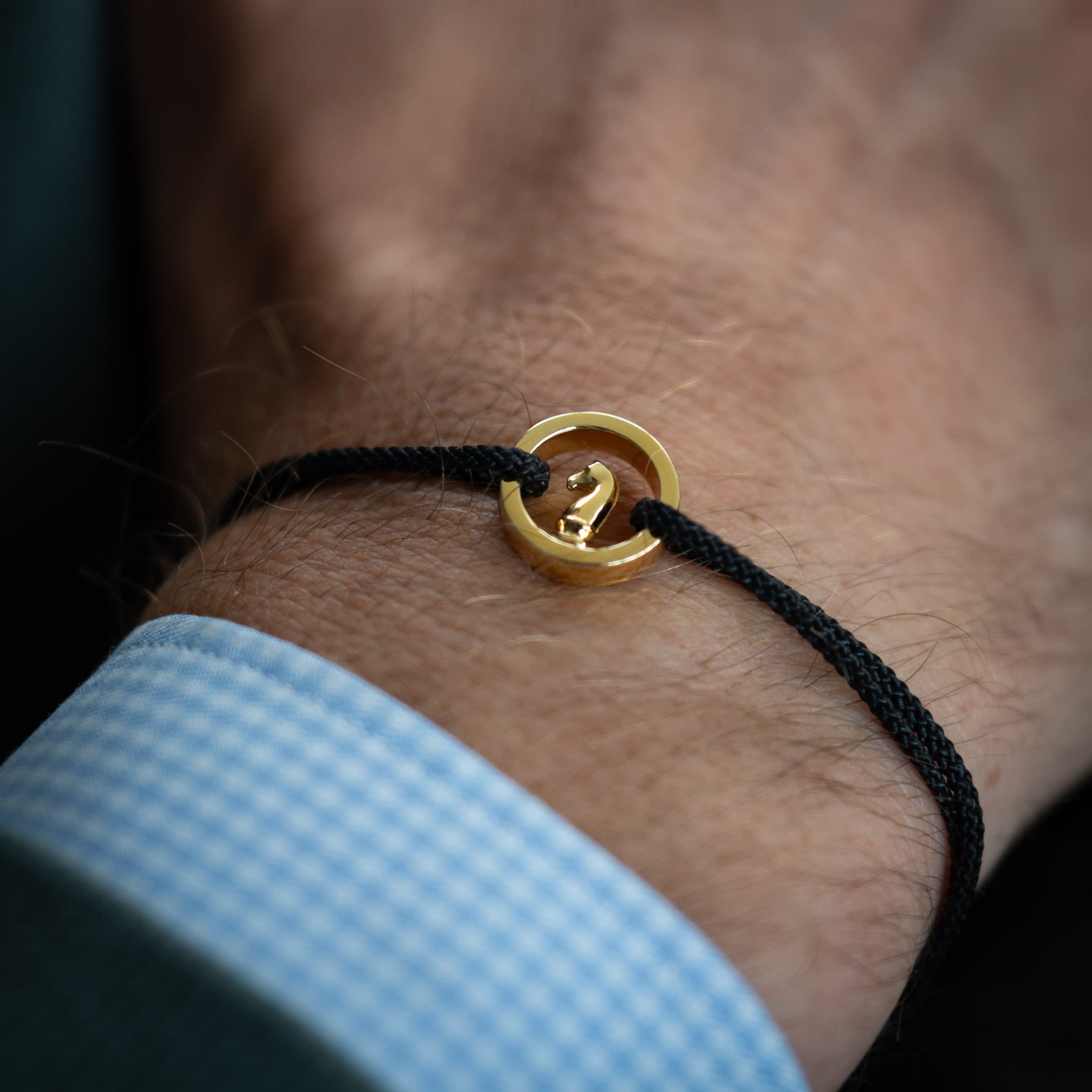 Black Grandmaster Bracelet 14k Gold plated