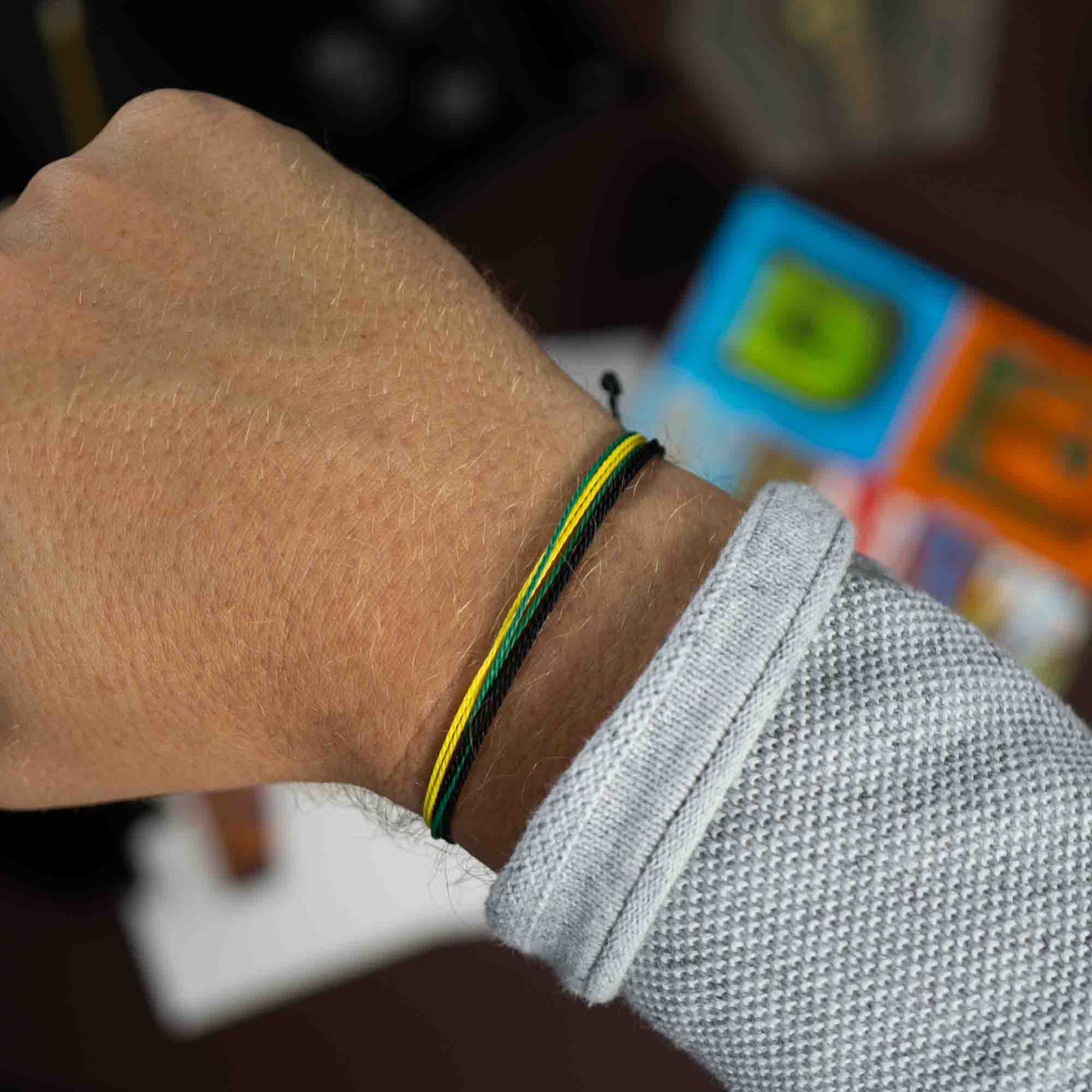 jamaica string bracelet