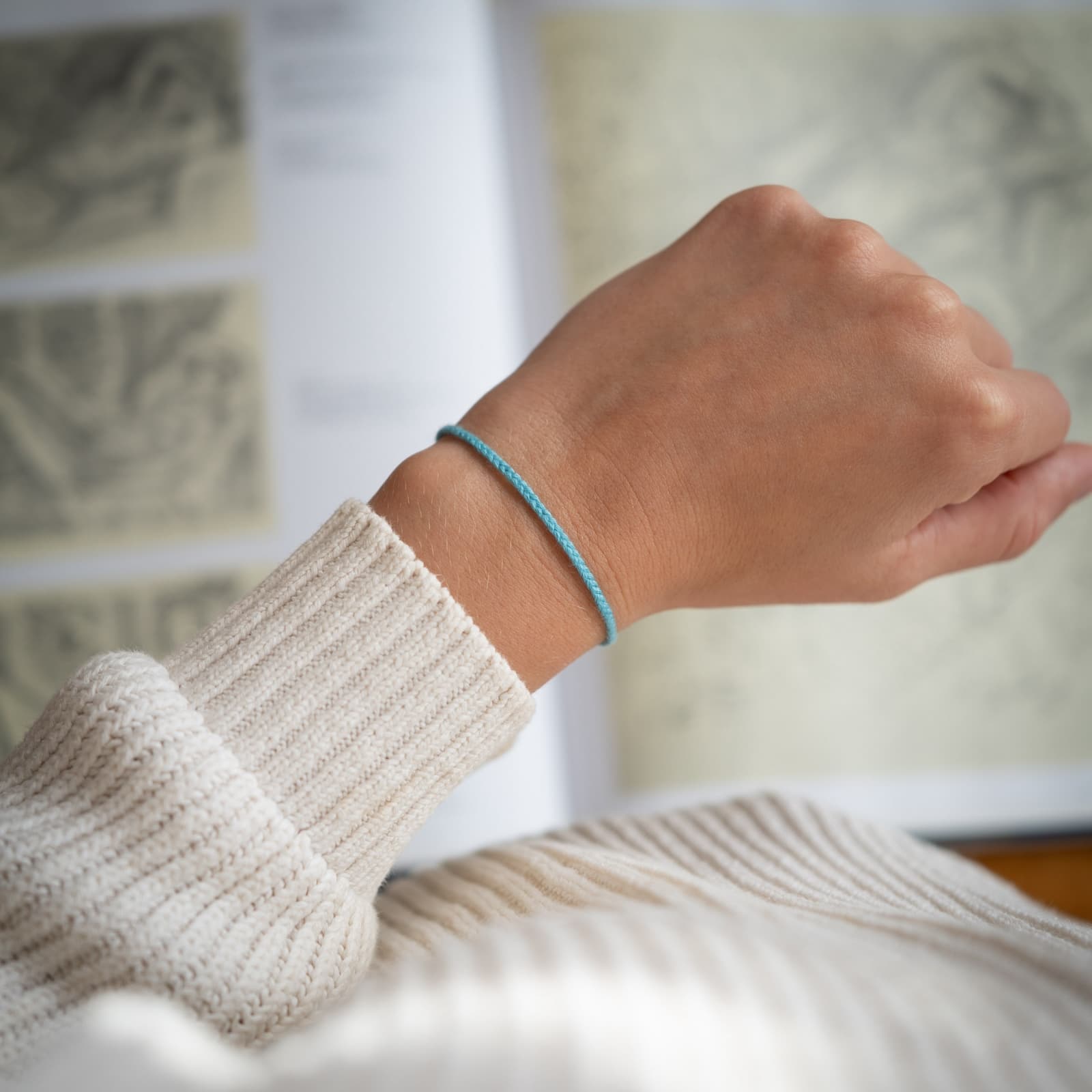 Lucht Blauwe Original armband