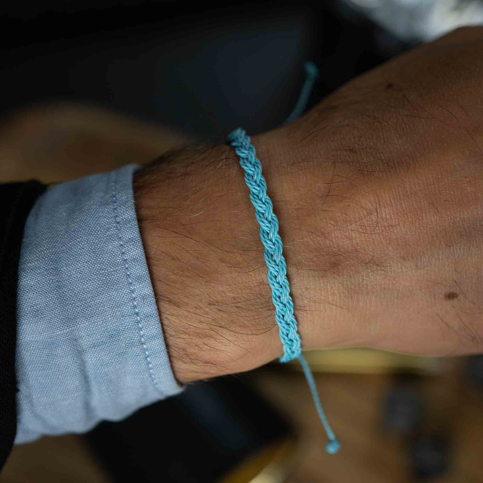 Lucht Blauwe armband Flow