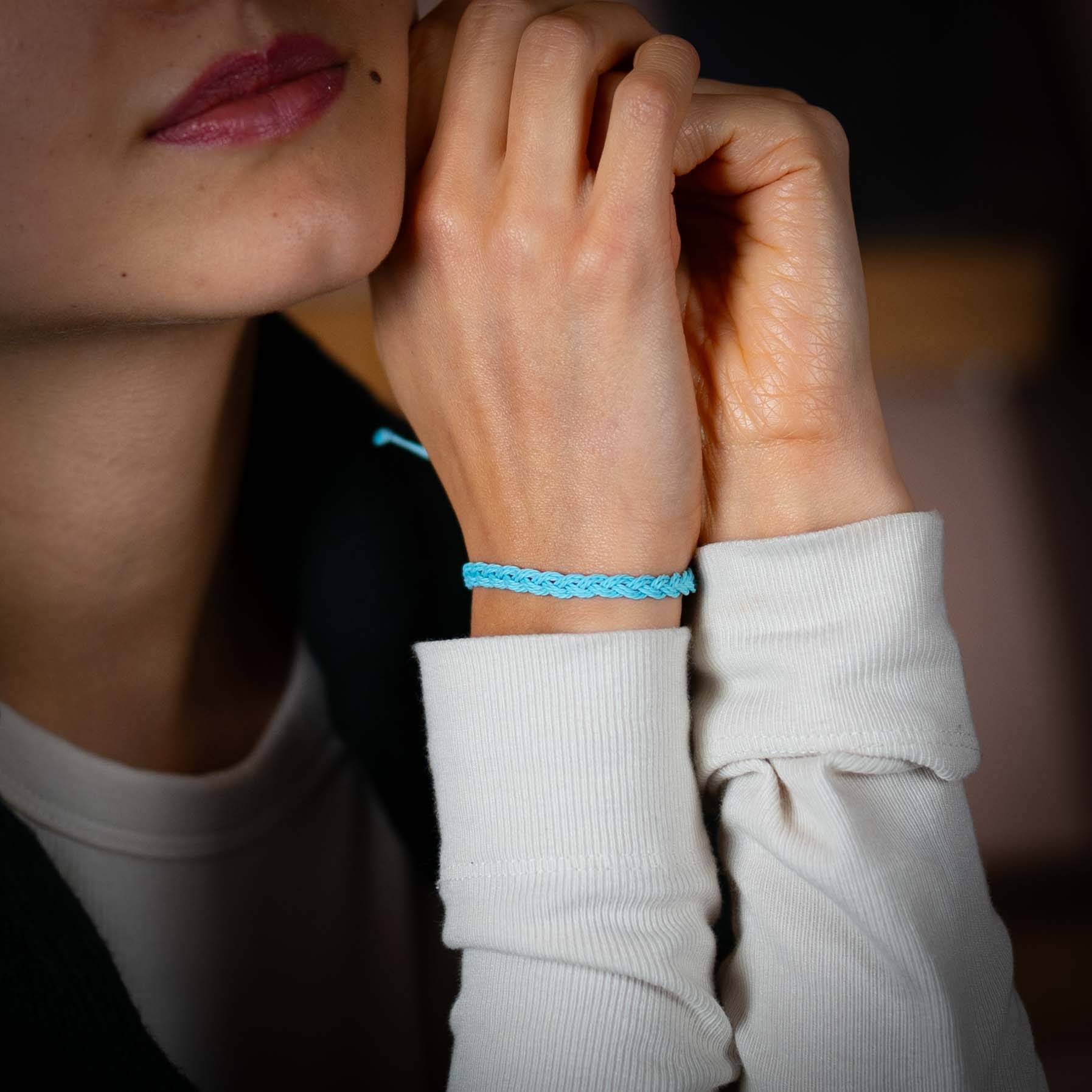 Lucht Blauwe armband Flow