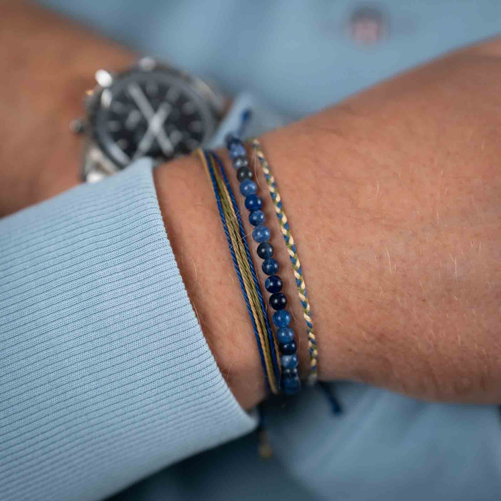 Sodalite Earthy armbanden set