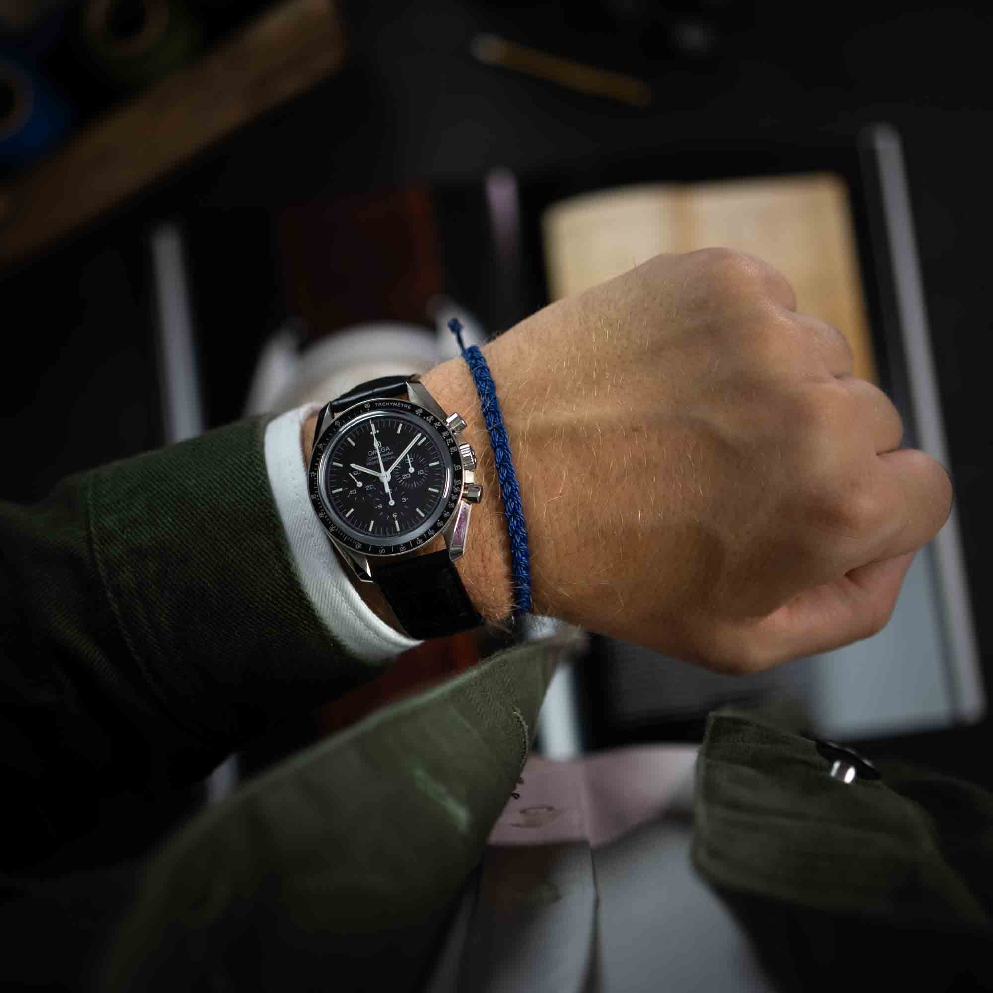 navy blue flow bracelet guys