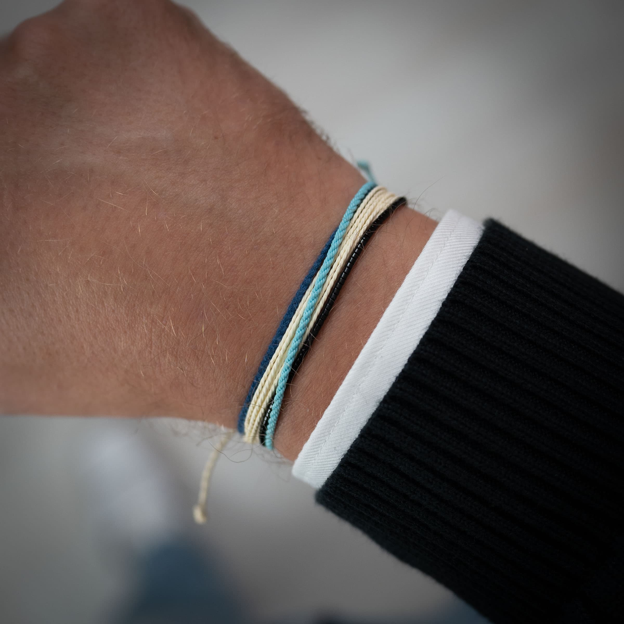 Off-White Blue bracelet pack