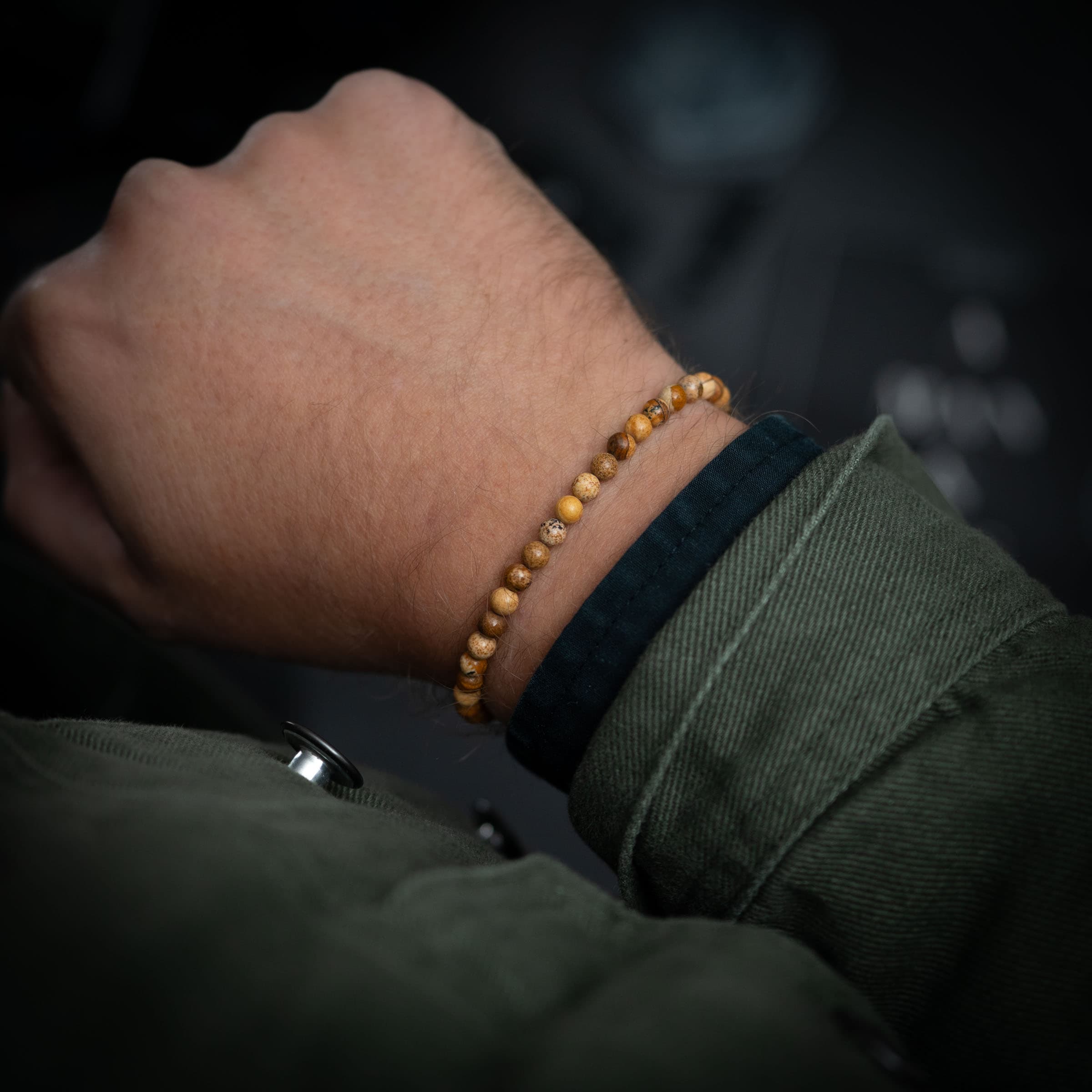 picture stone gemstone bracelet