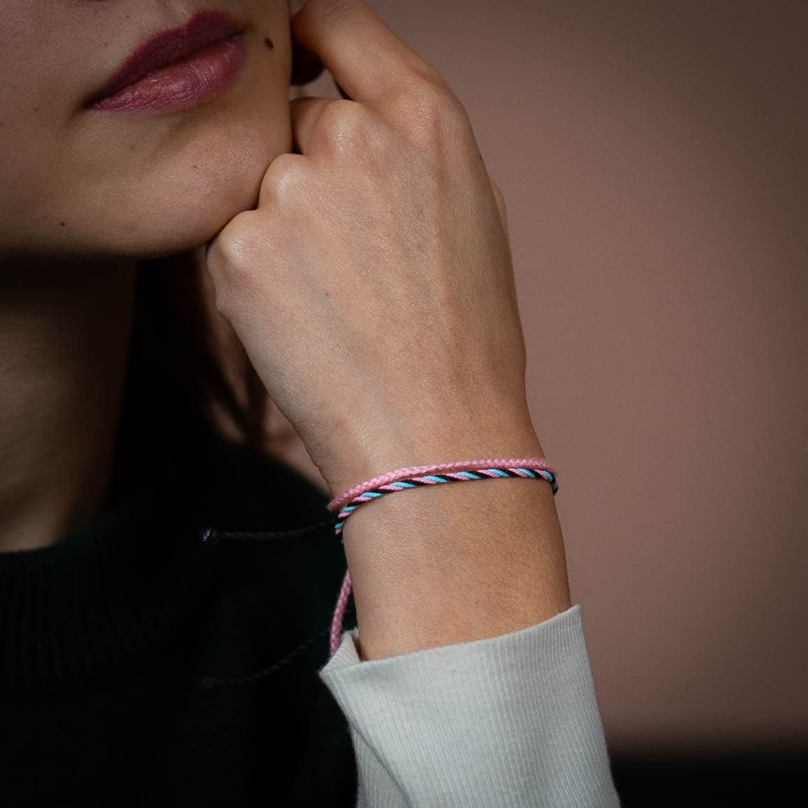 Pink Polarity Bracelet set