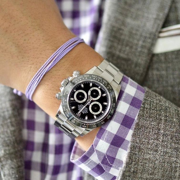 Koninklijk Paarse String armband