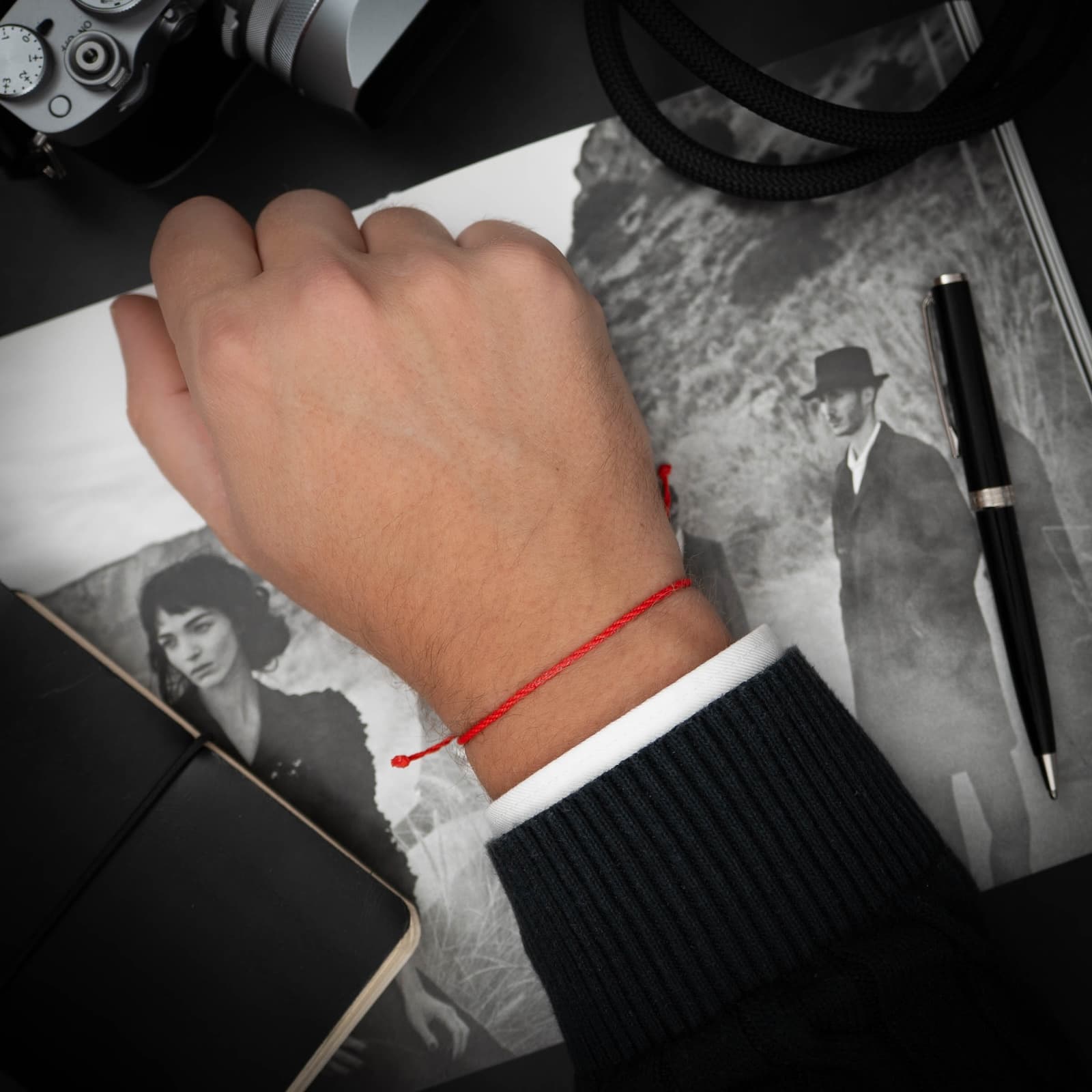 Glücks Rotes Twisted Armband