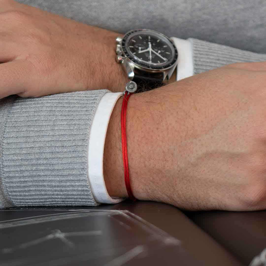 waterproof satin red bracelet
