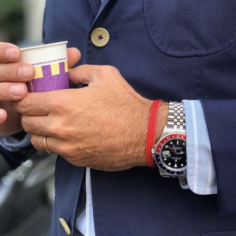 Geluks Rode armband String