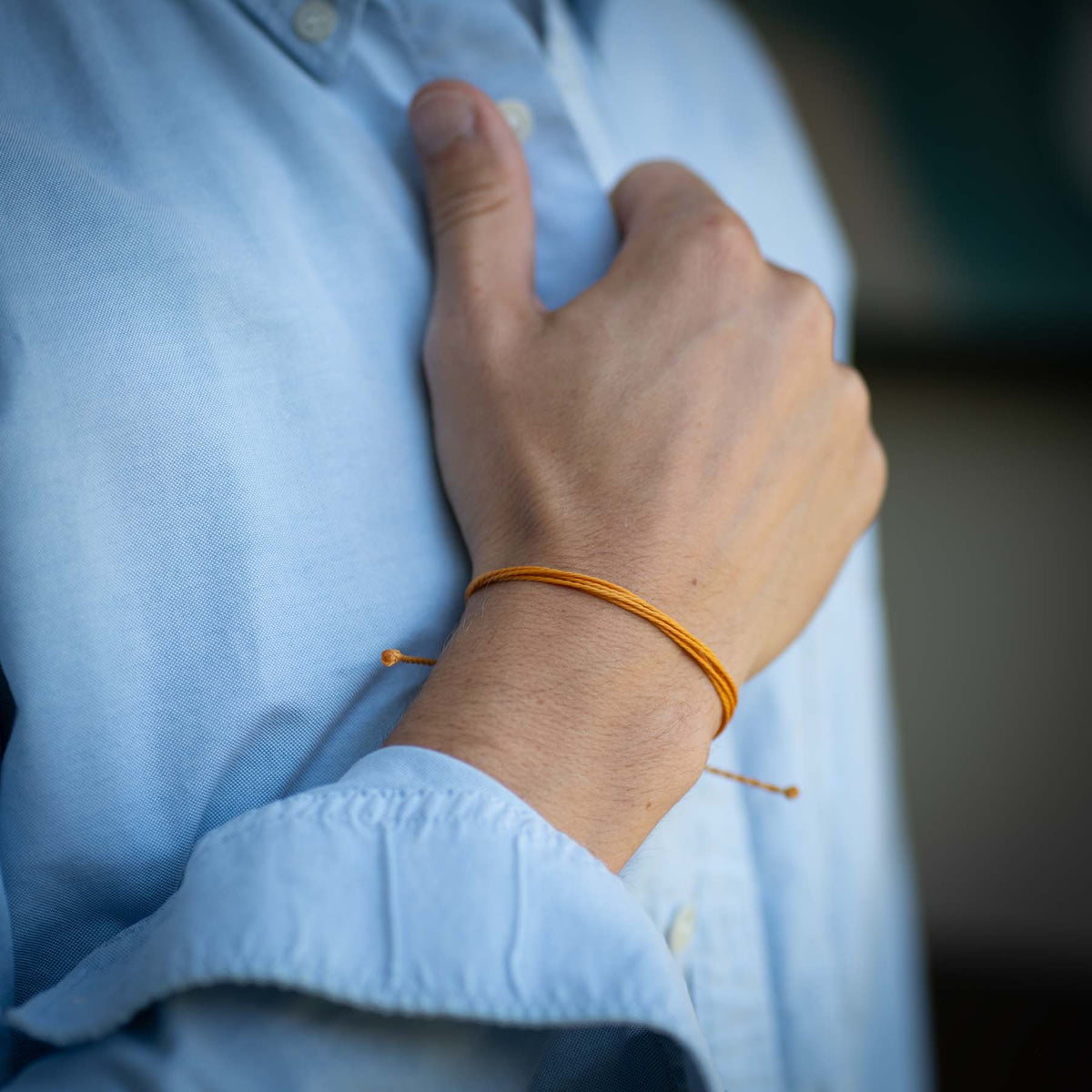 Rusty Oranje String armband