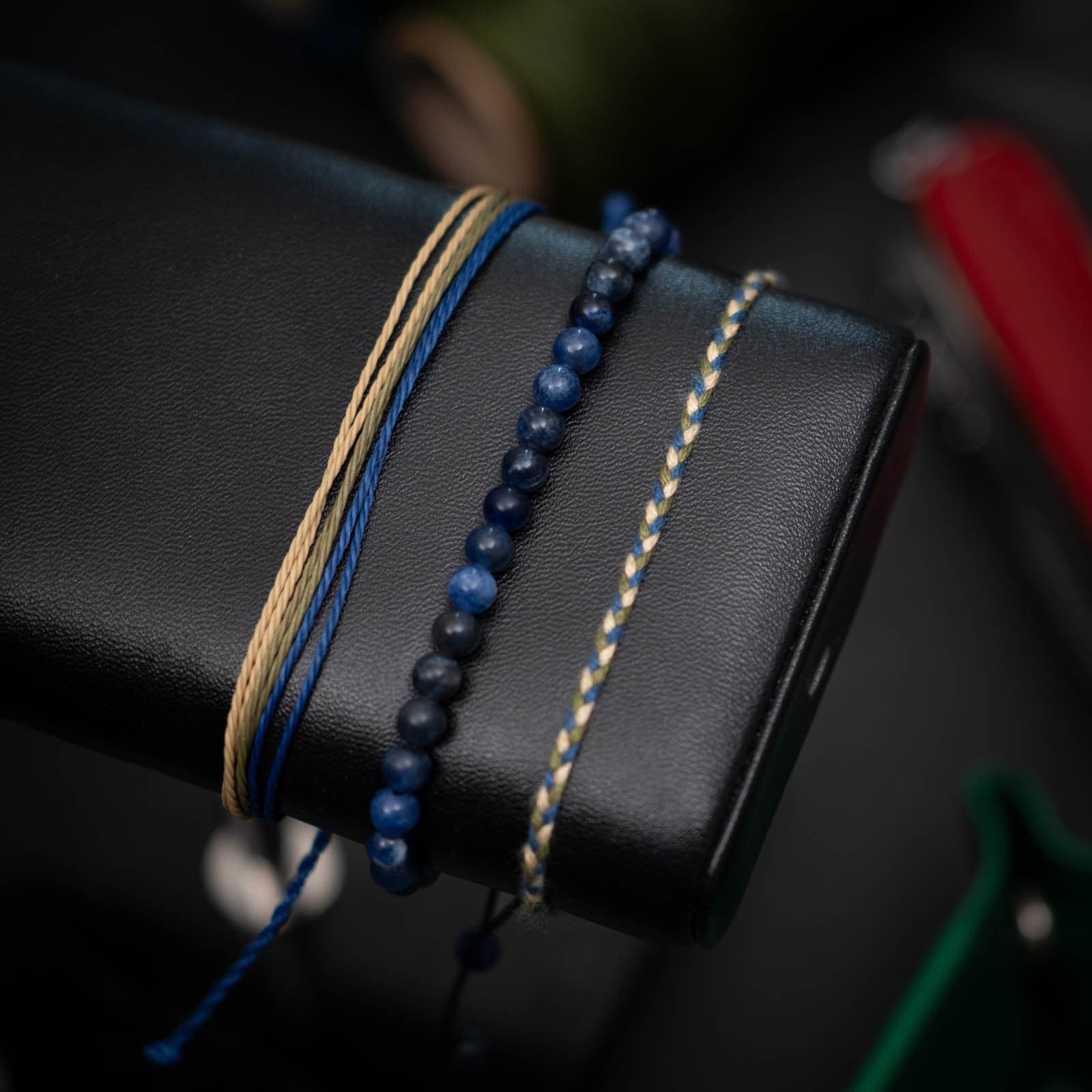 Sodalite Earthy armbanden set