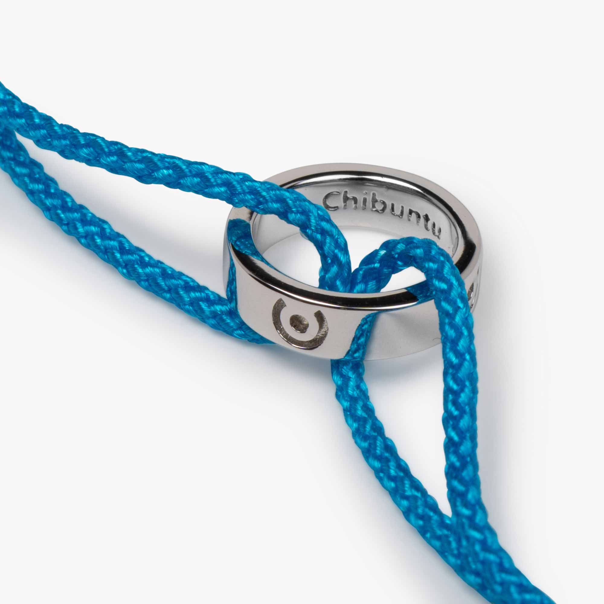 thin blue bracelet