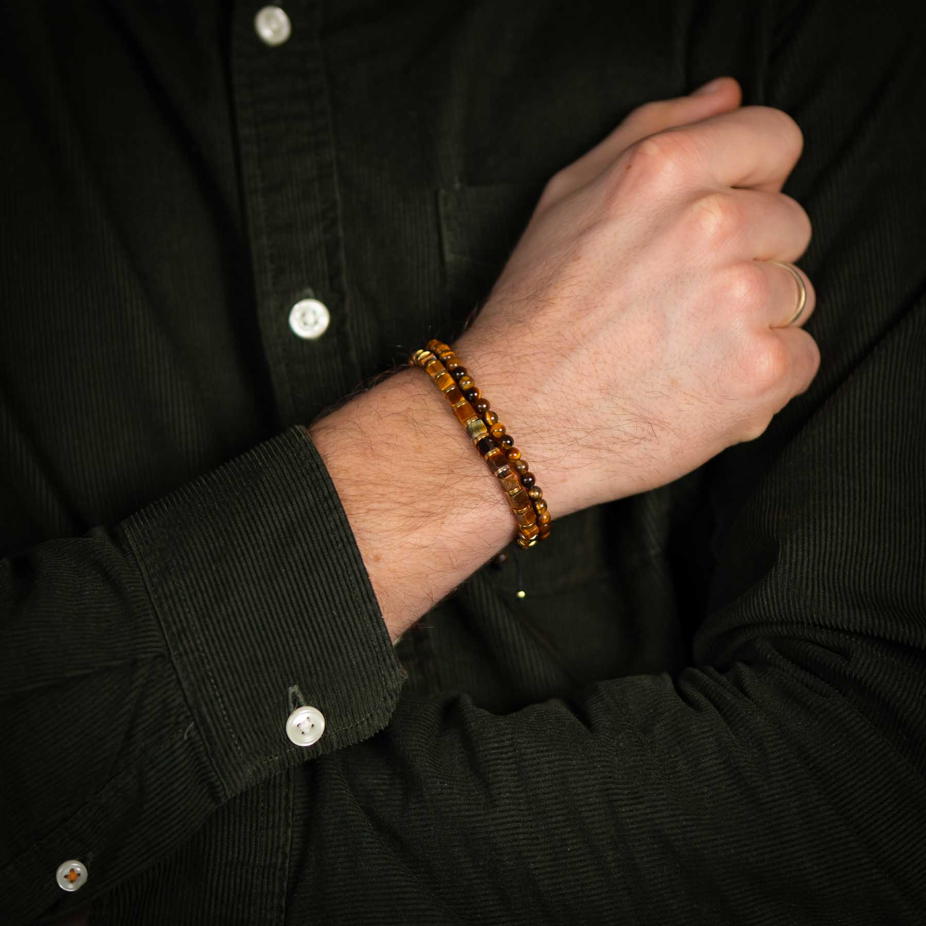 Tijgeroog Armbanden Duo Pack