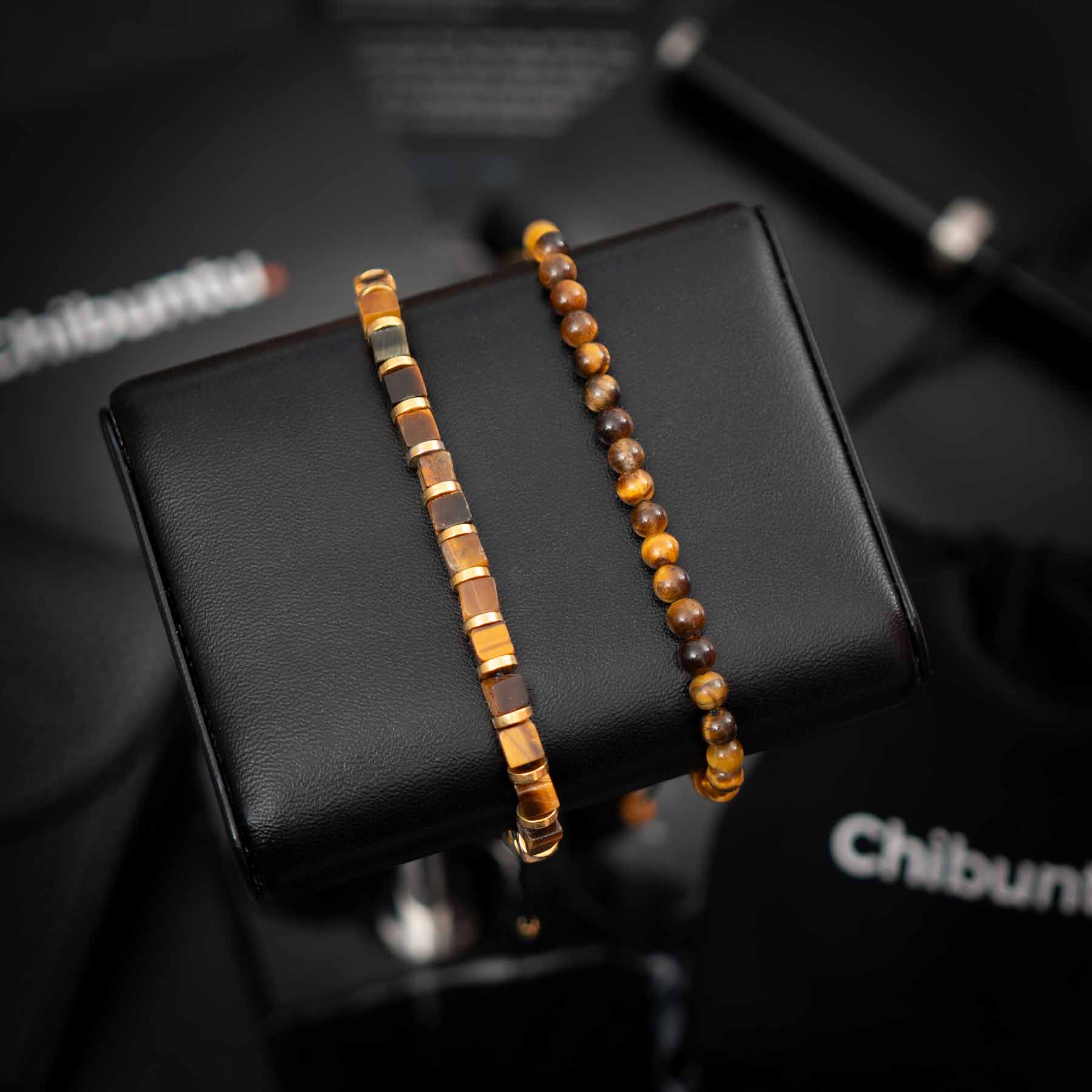 Tijgeroog Armbanden Duo Pack