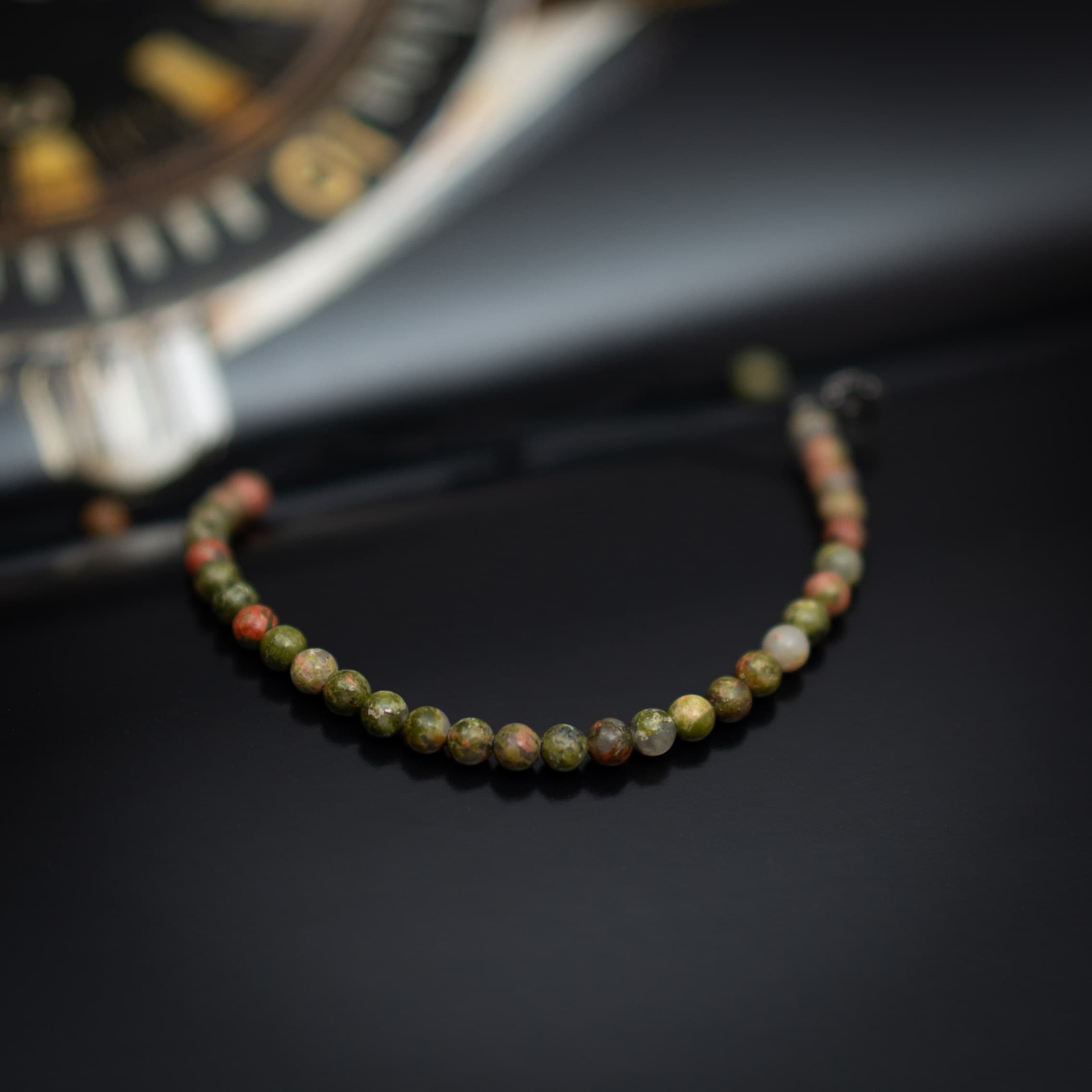 unakite bracelet for men and women