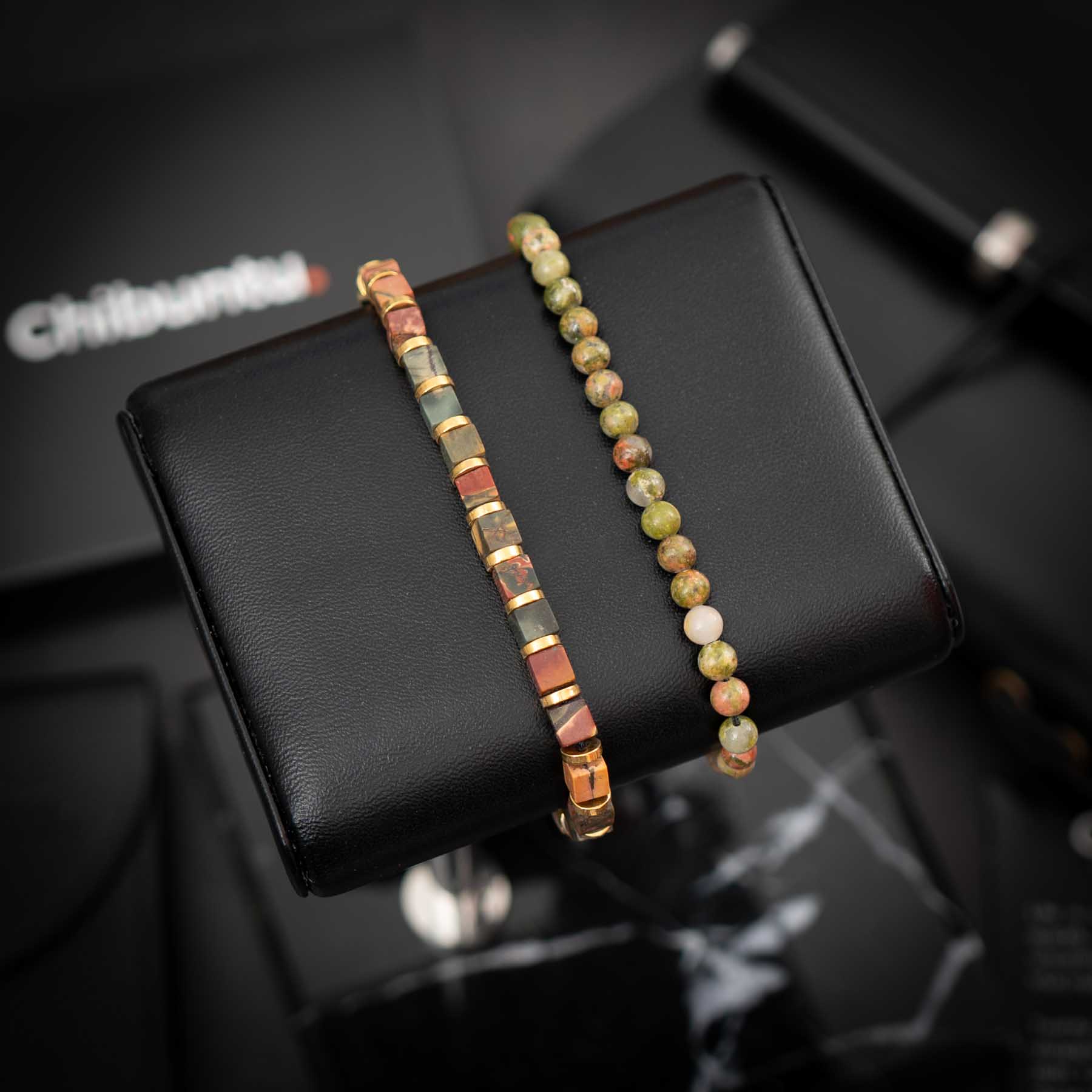 Picasso Jasper & Unakite Duo Set