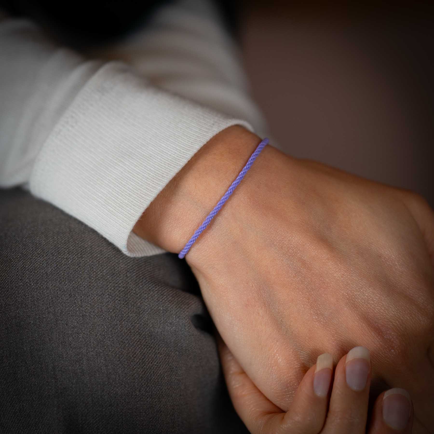 Koninklijk Paarse Twisted armband