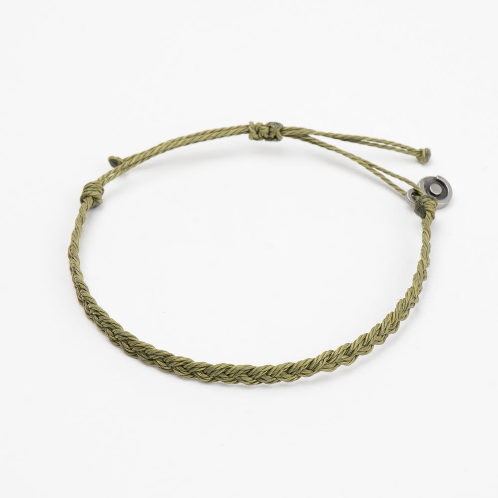 Olivgrünes Flow Armband