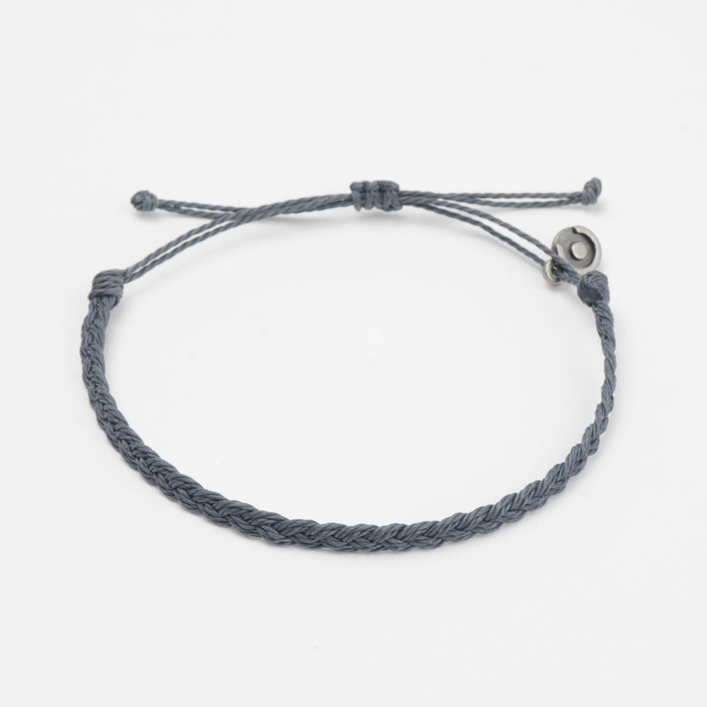 gray men's bracelet