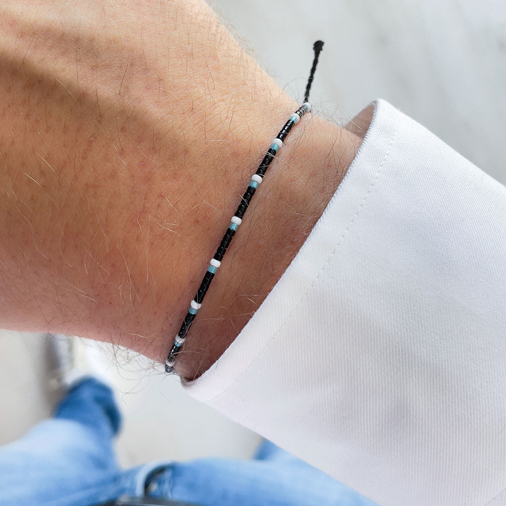 black-beaded-bracelet