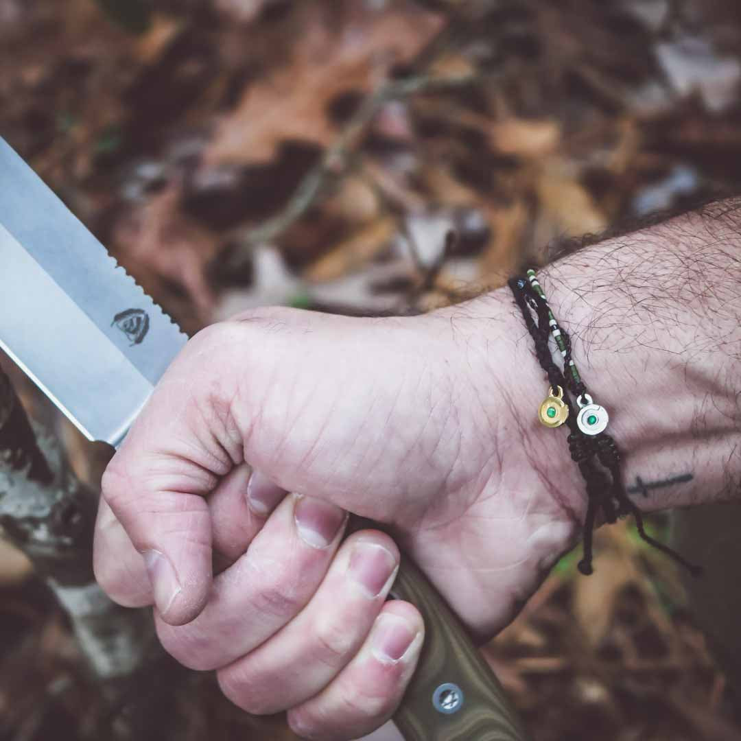 black scout survival bracelets
