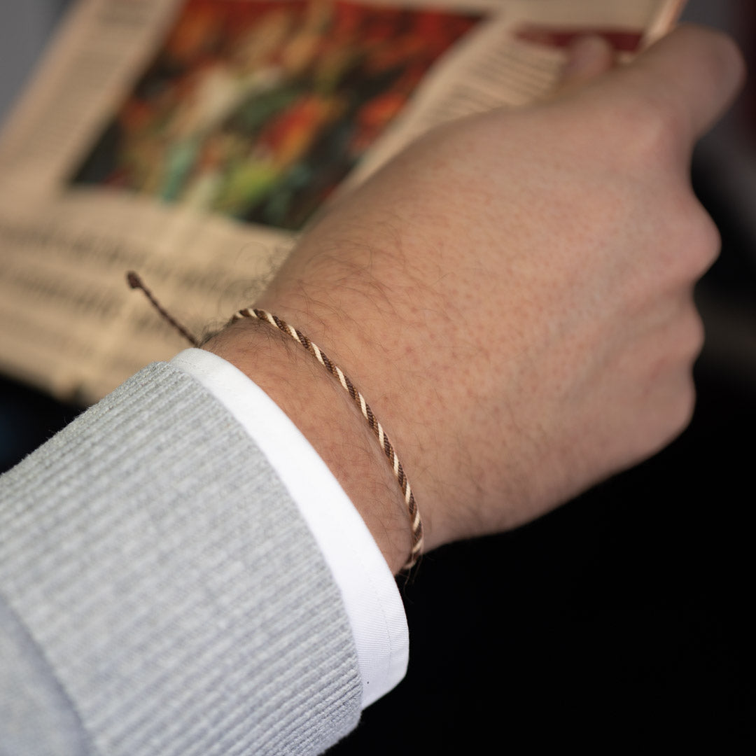 brown mens bracelet