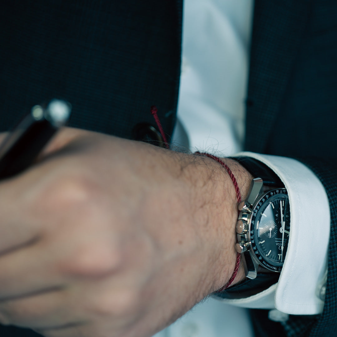 Burgundy Twisted armband