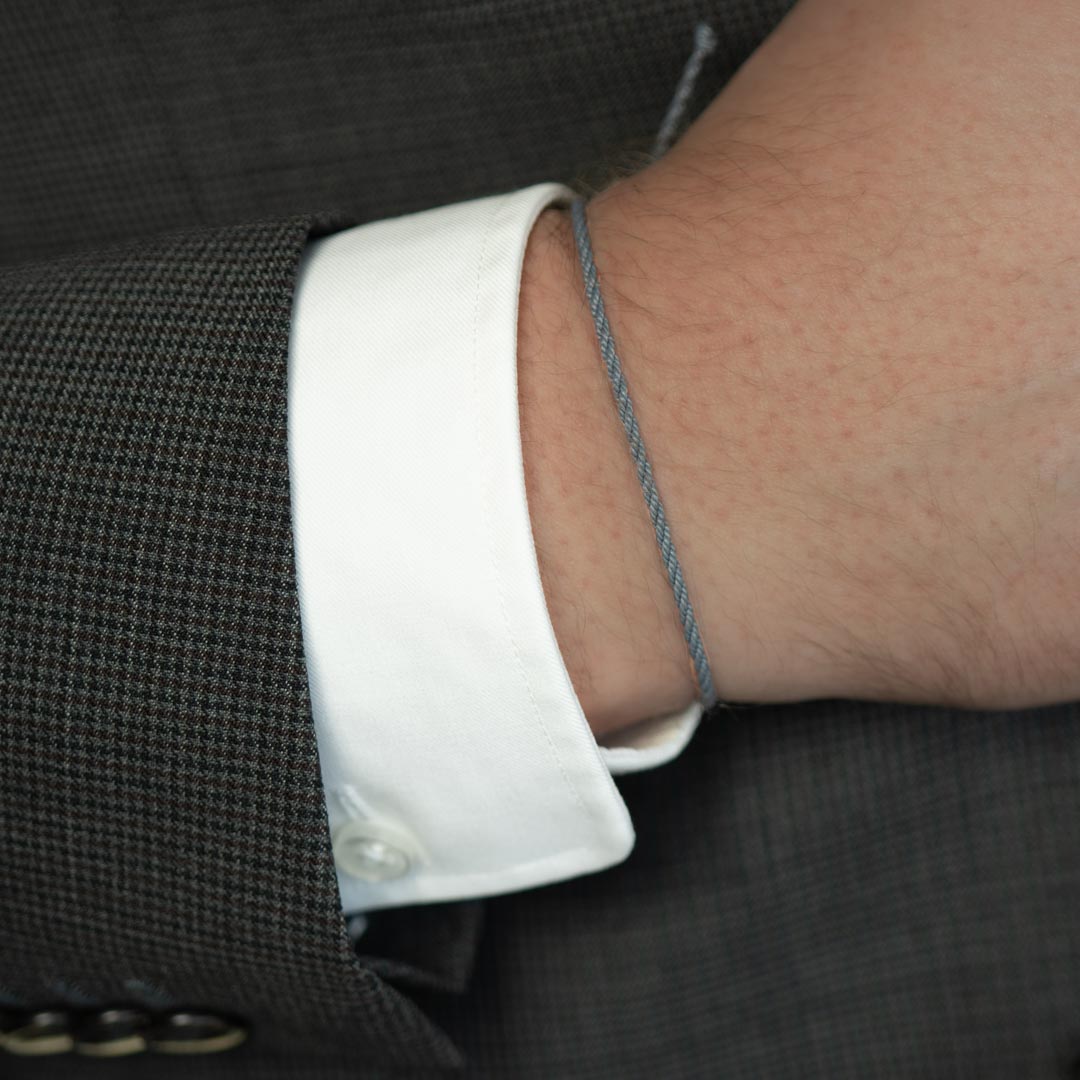 grey bracelet mens