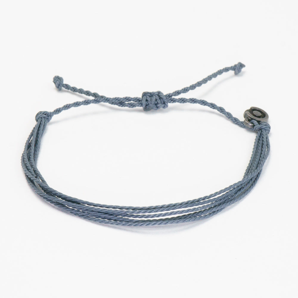 Grijze String armband