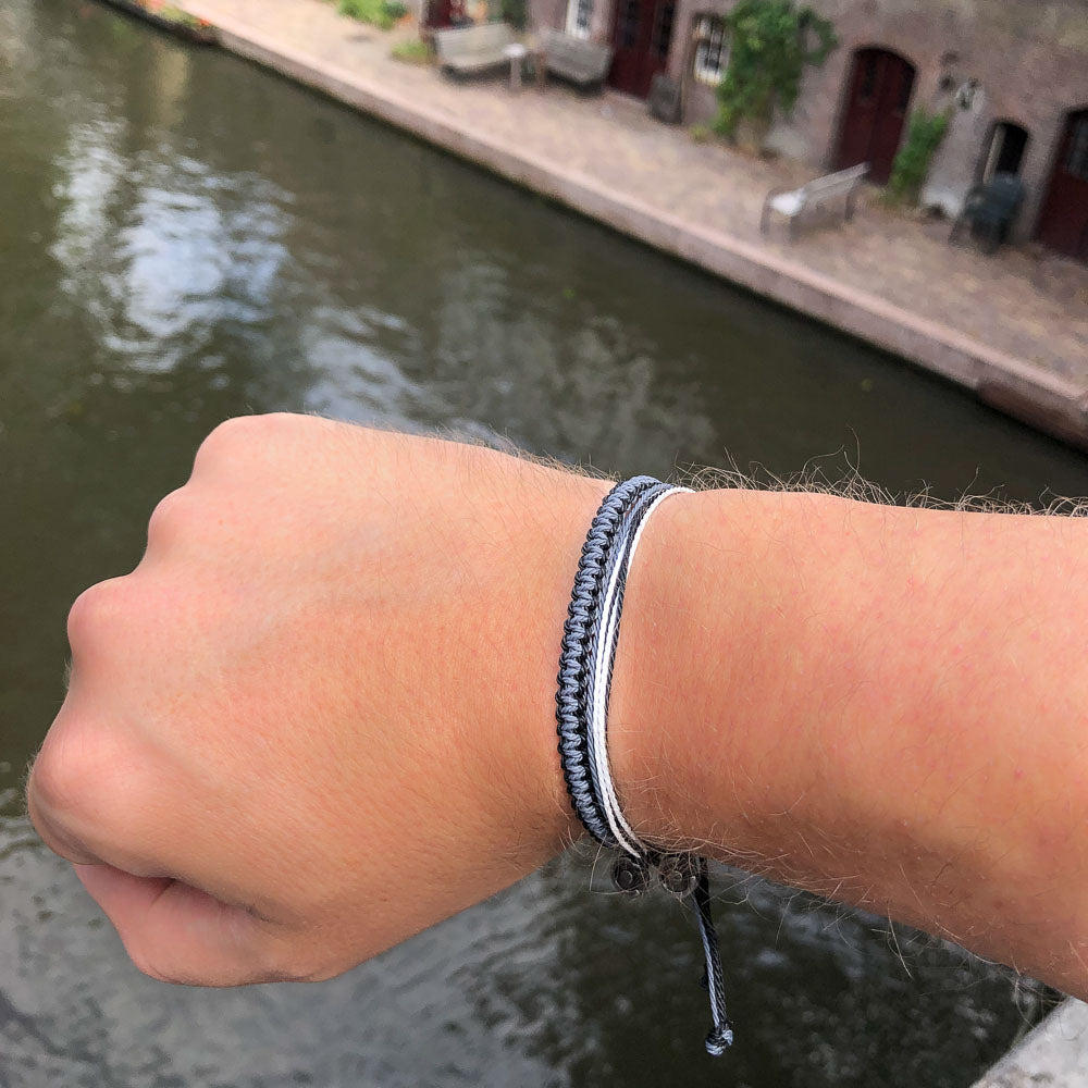 mens black bracelet pack