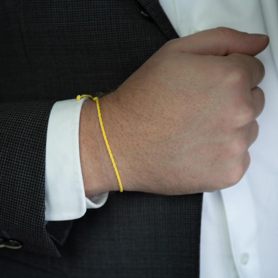 Twisted Yellow Bracelet