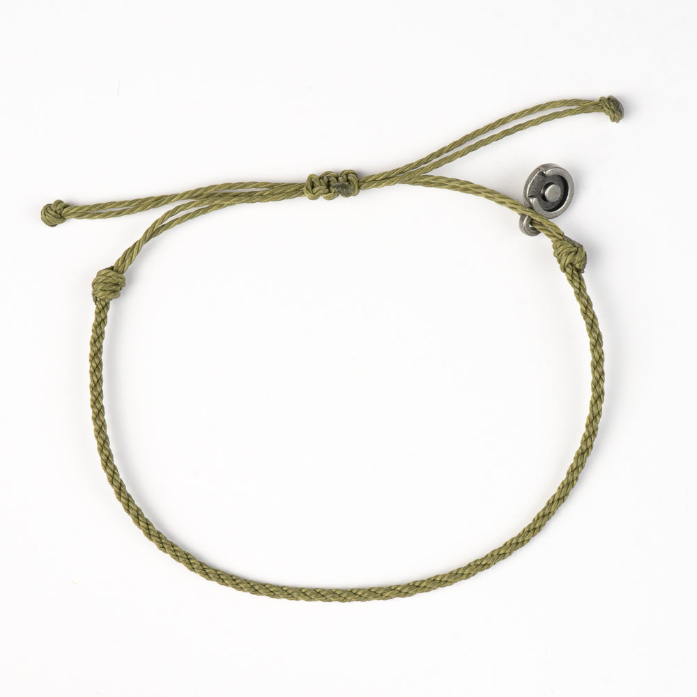 Olijf Groene Twisted armband