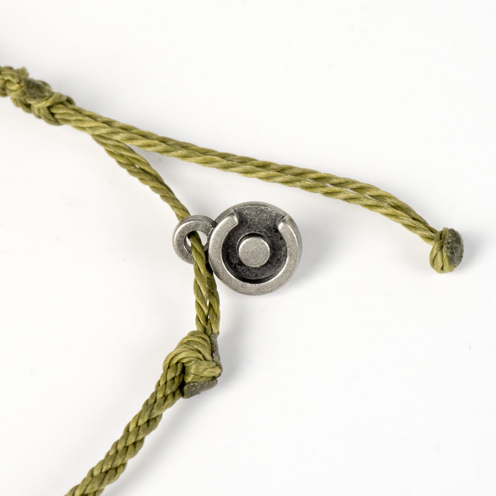Olijf Groene Twisted armband