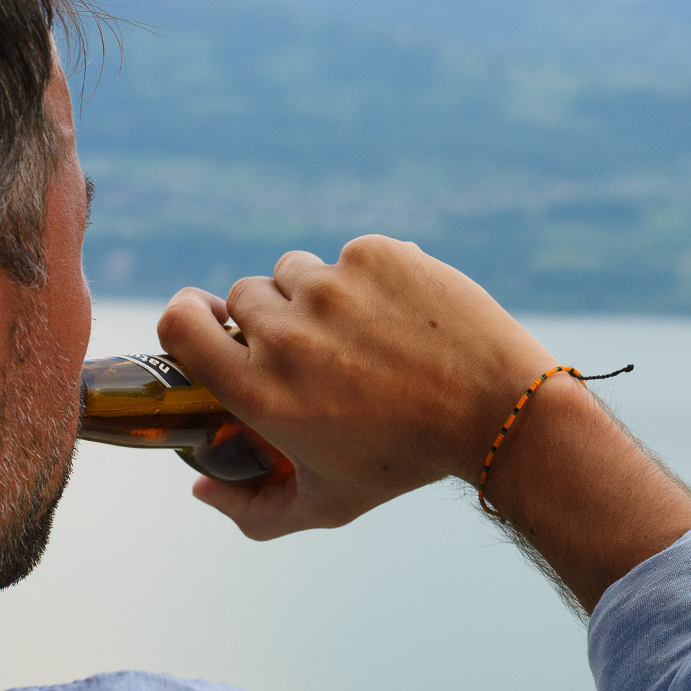 orange-bracelet-beaded